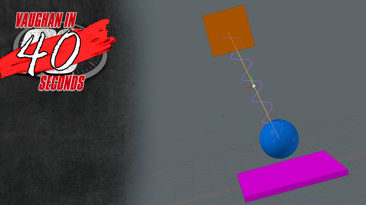 MODO | Dynamics: Spring Constraint