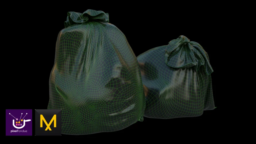 Marvelous Designer Trash Bags