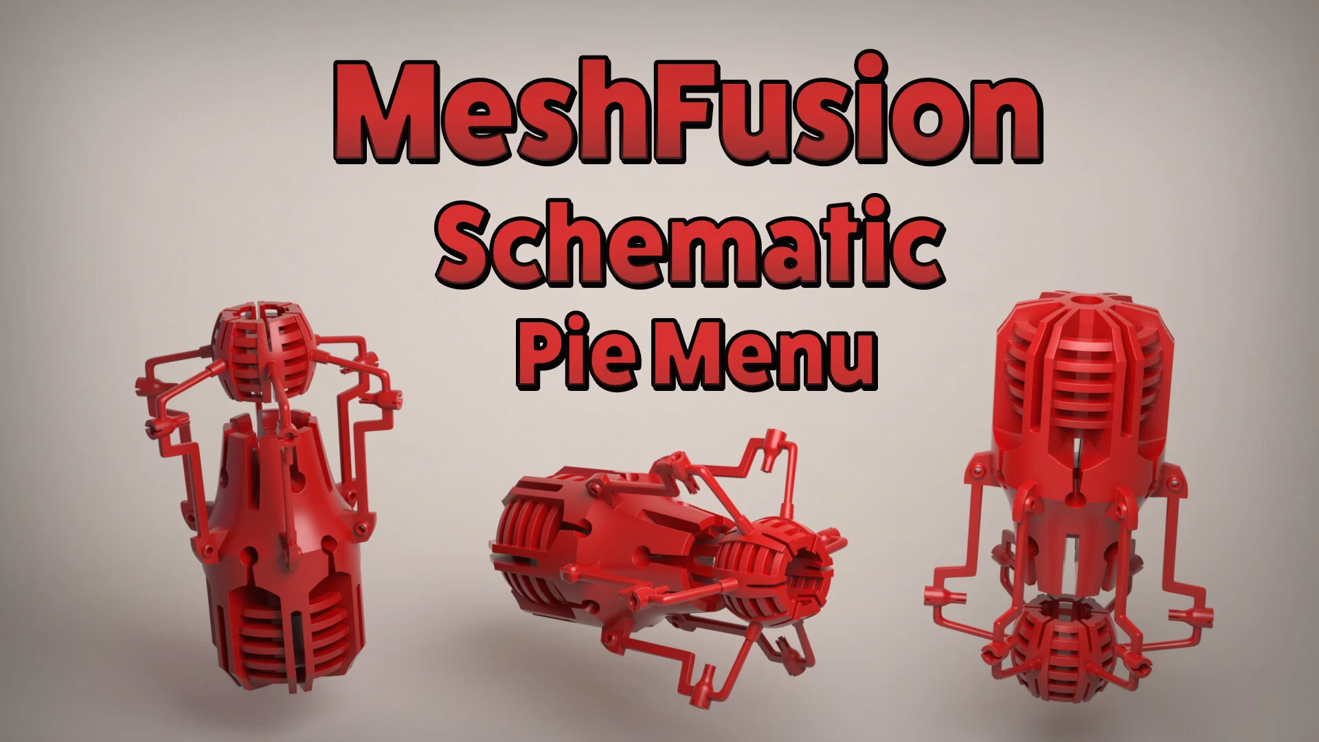 Modo | Mesh Fusion Schematic Pie Menu