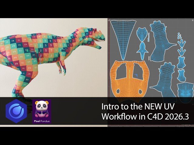 Intro to C4D 2026's Brand New UV Workflow