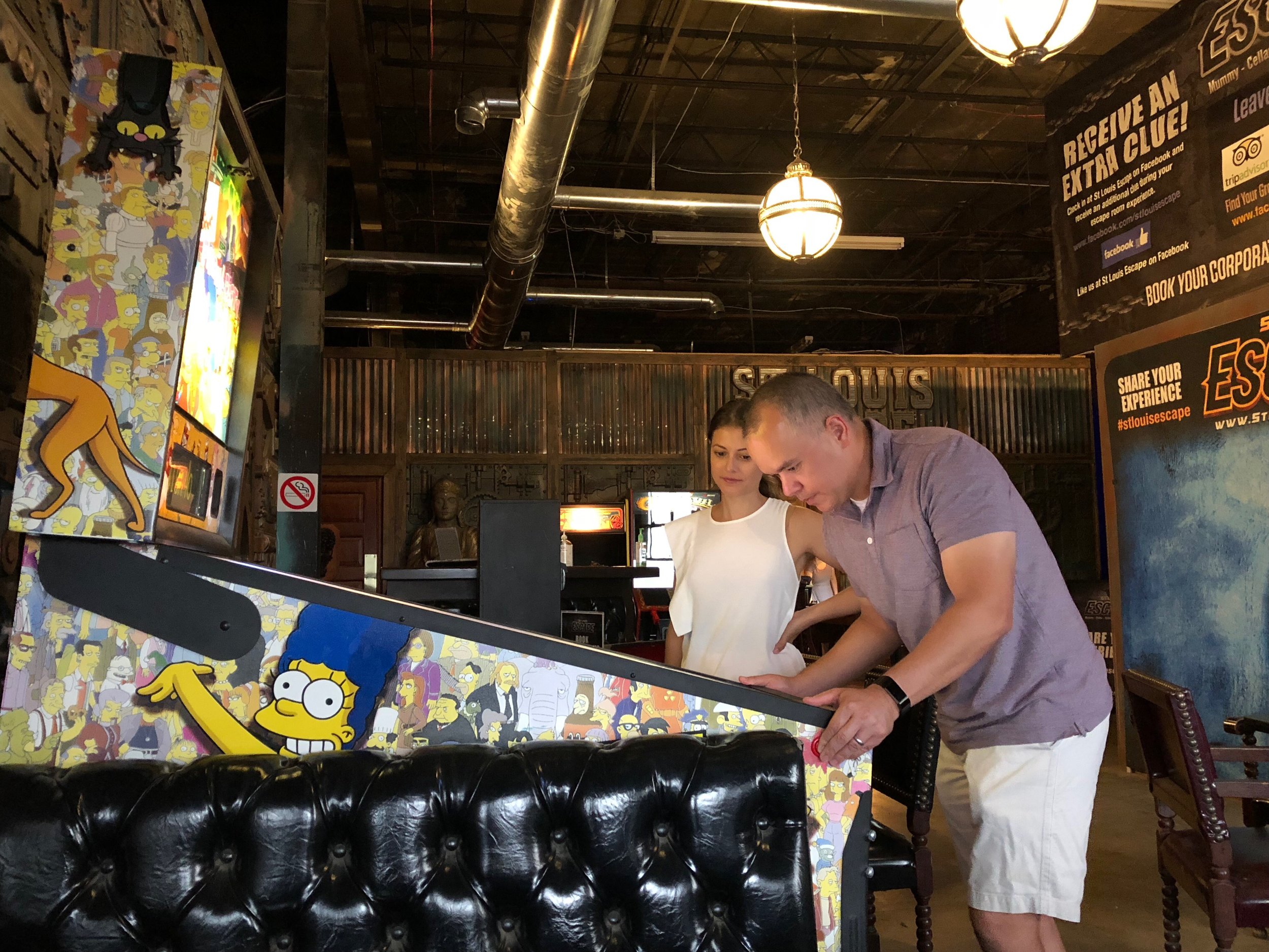 An intense game of (losing) pinball