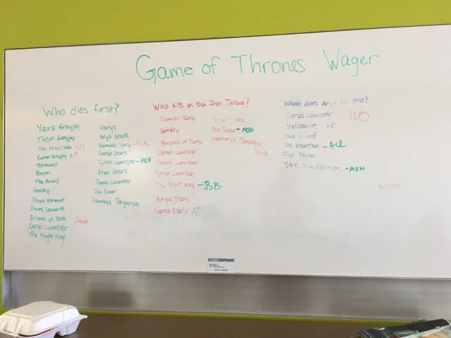 Not sure who won in the end...