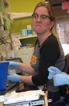 That's her concentration face