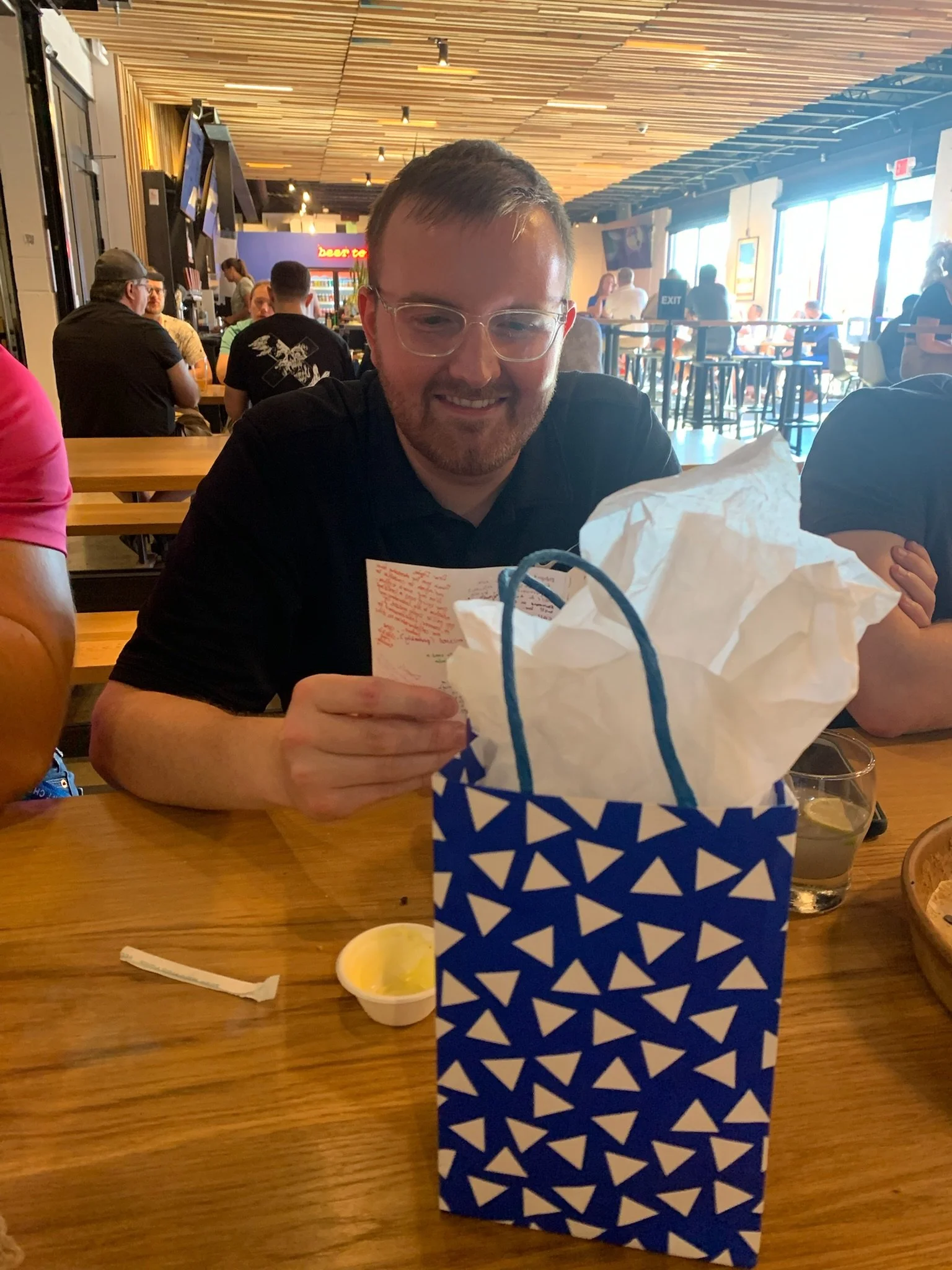 A gift for a fellow on his last day!