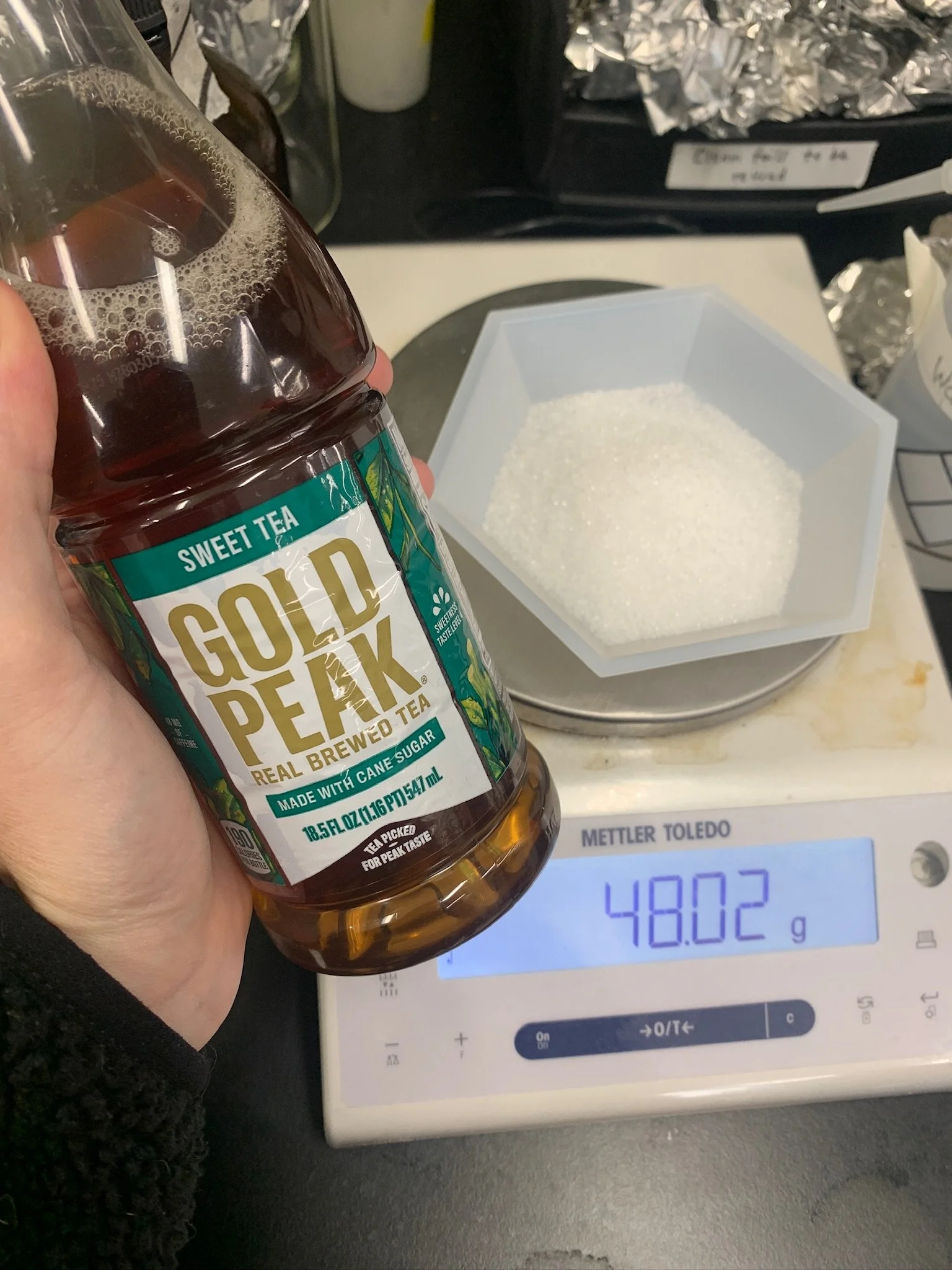 That's a lot of sugar...
