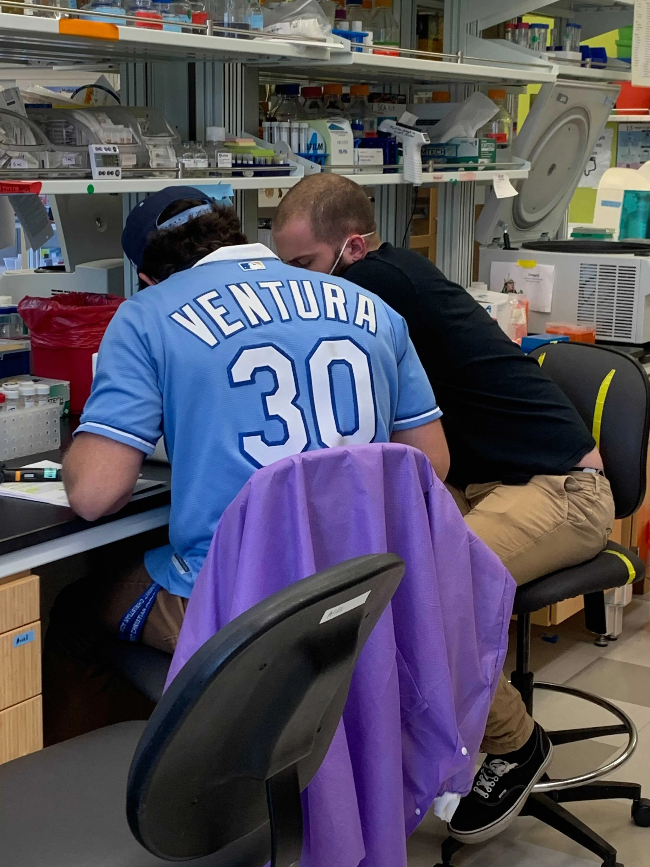 Started from the bottom (watching mice sneeze)