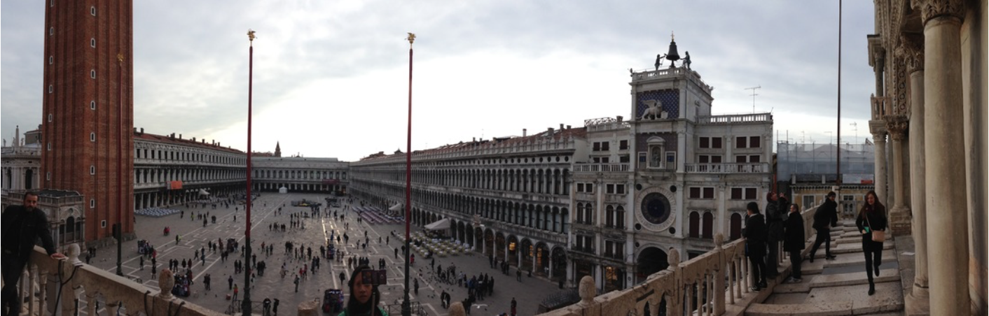 View of Piazza San Marco square from the top!