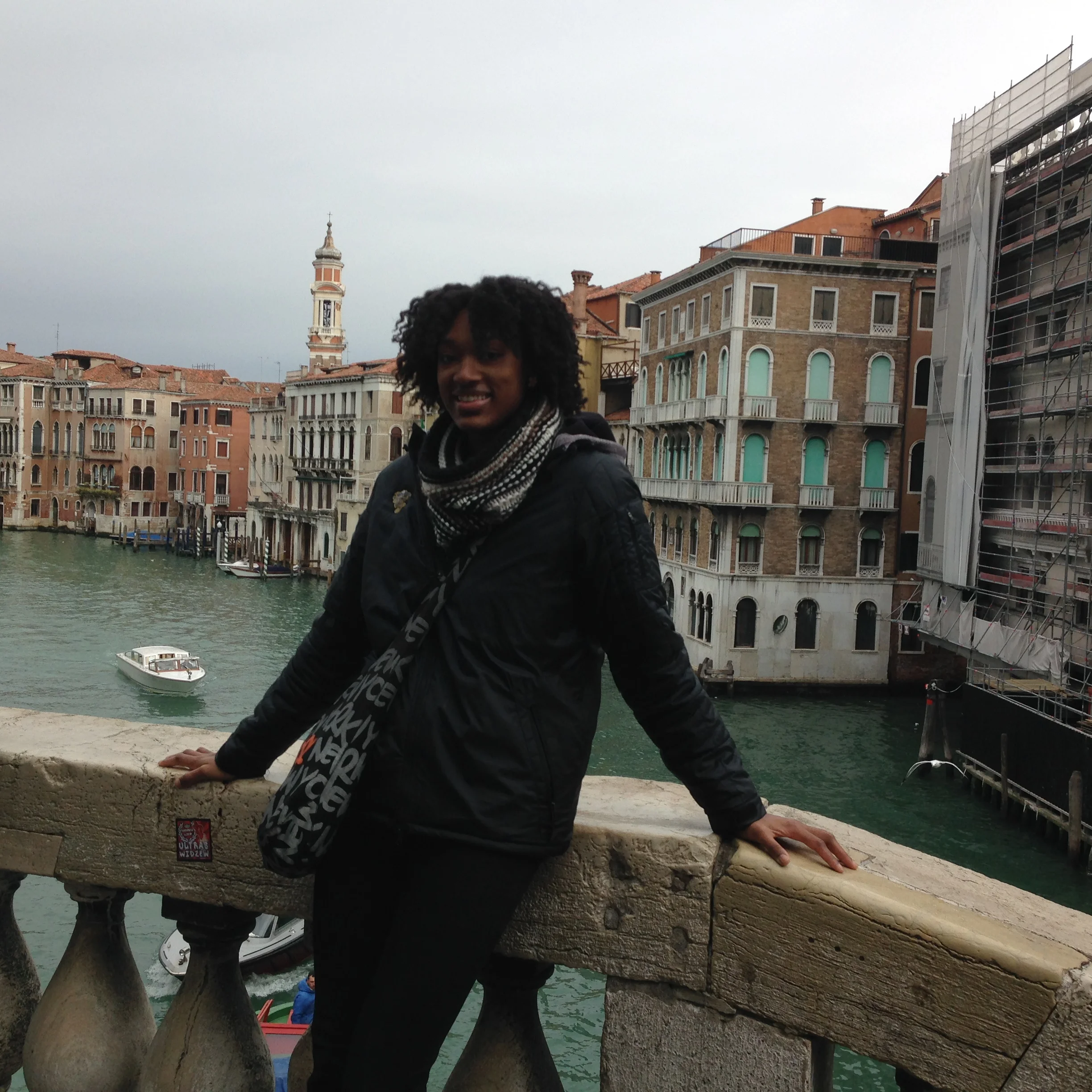Just posing on a bridge!