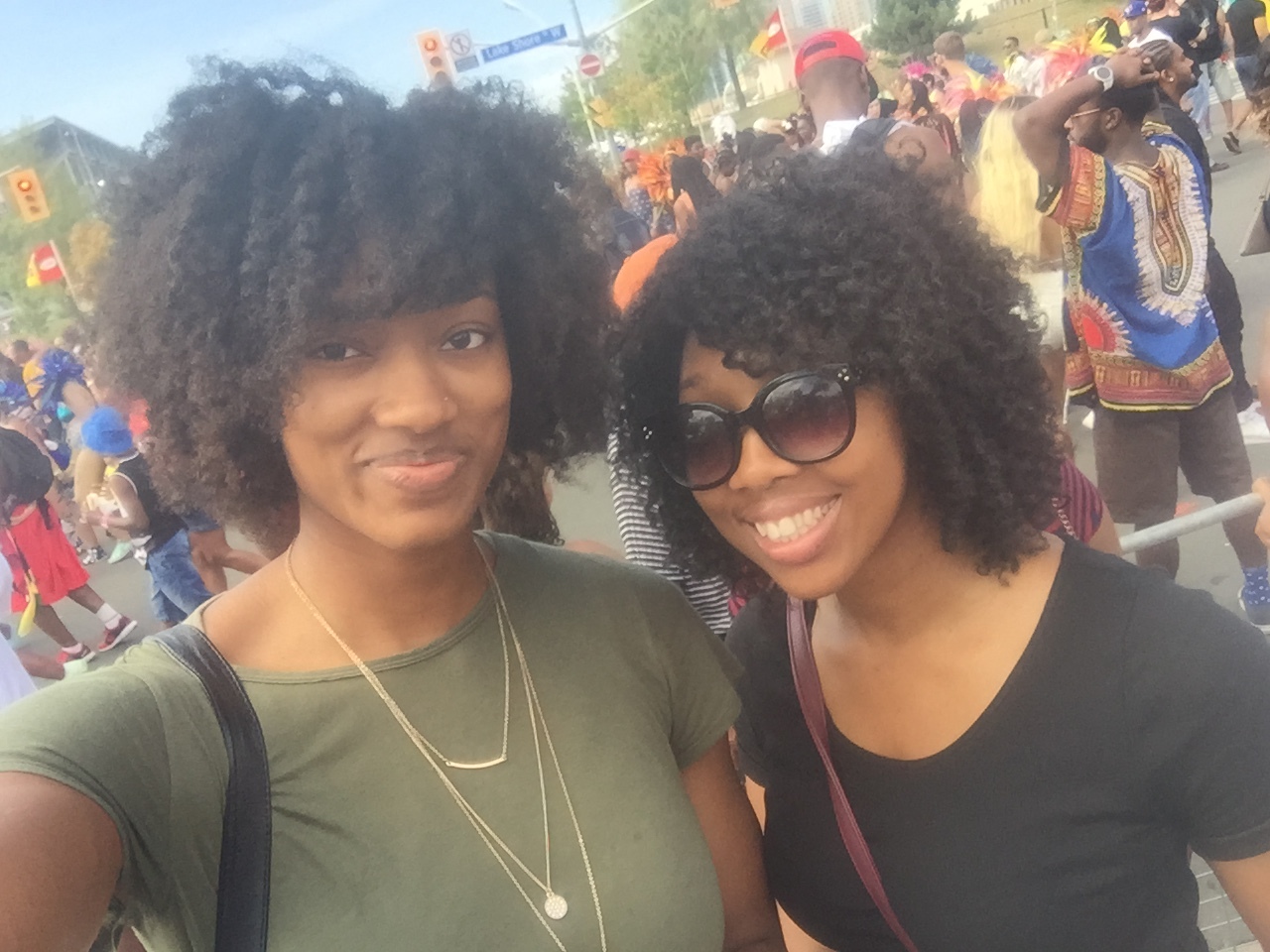 Selfie with my sister in a sea of people at the Caribana Parade! #NaturalHairOnFleek