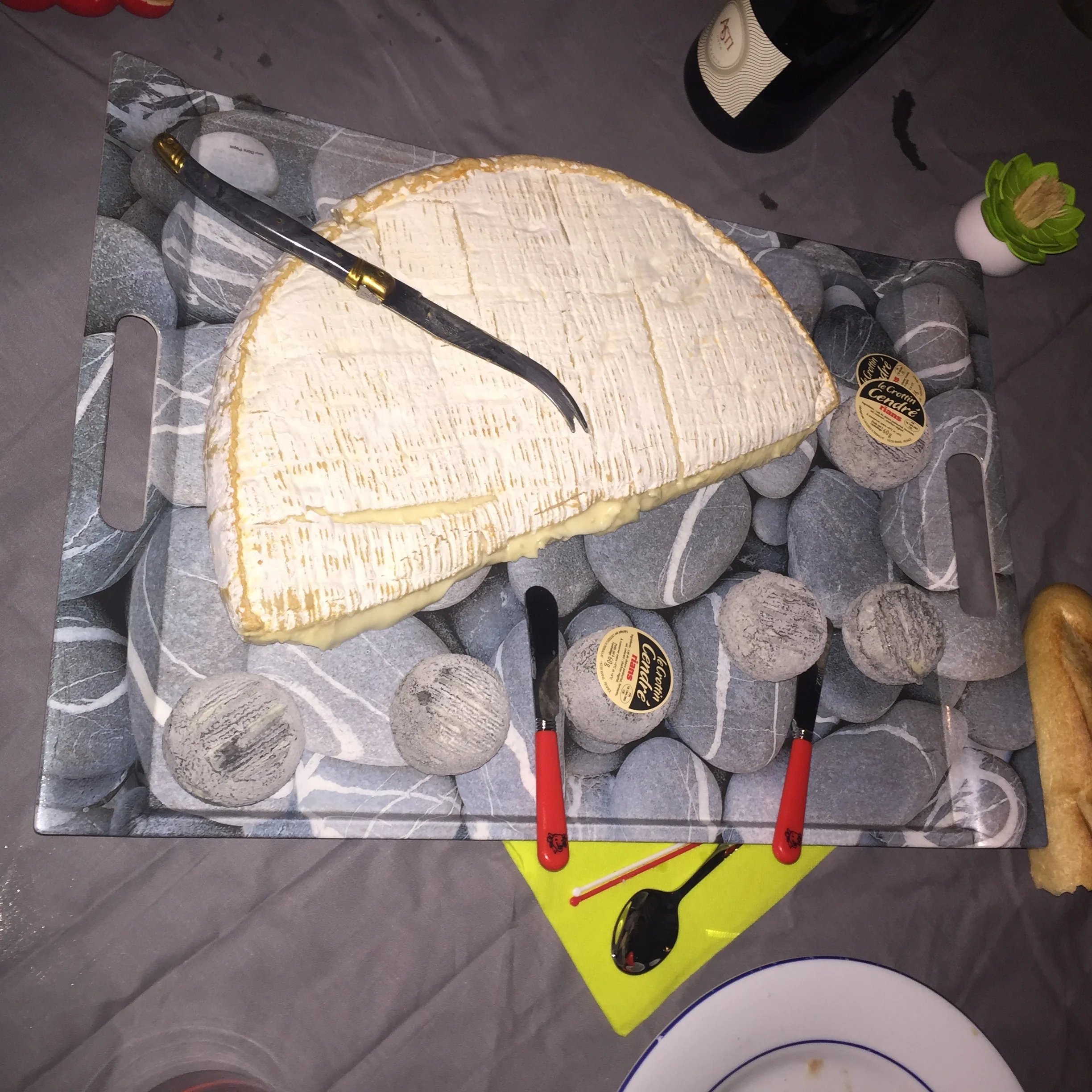 Trying new cheeses!