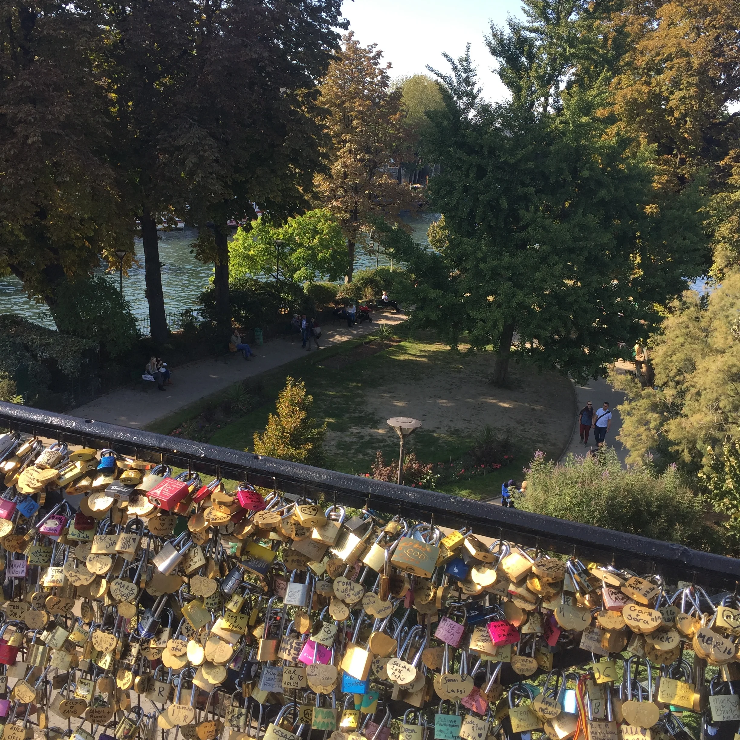 Paris lock bridge!