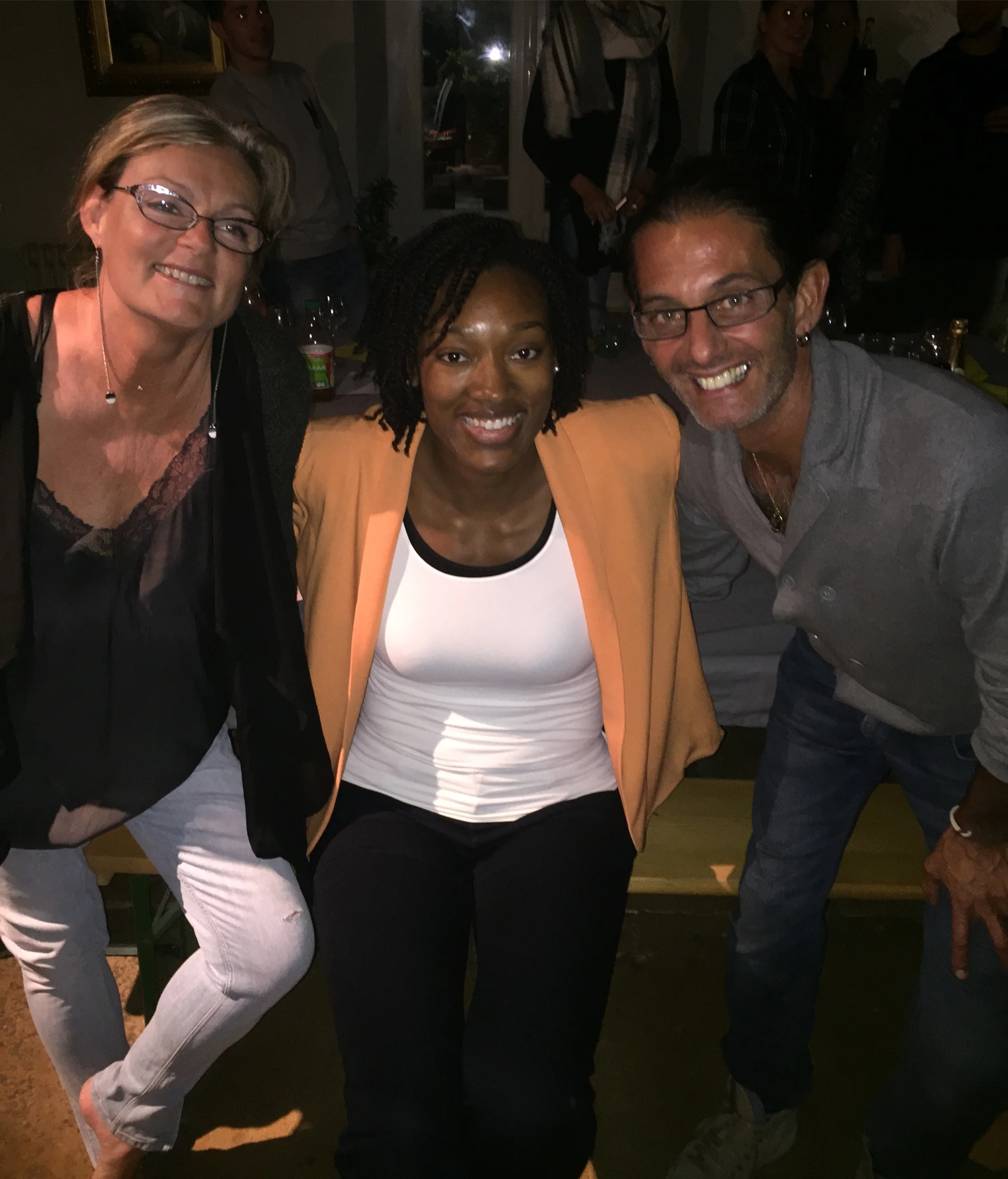 Dinner with Christine and Alberto, such a lovely, lovely couple!