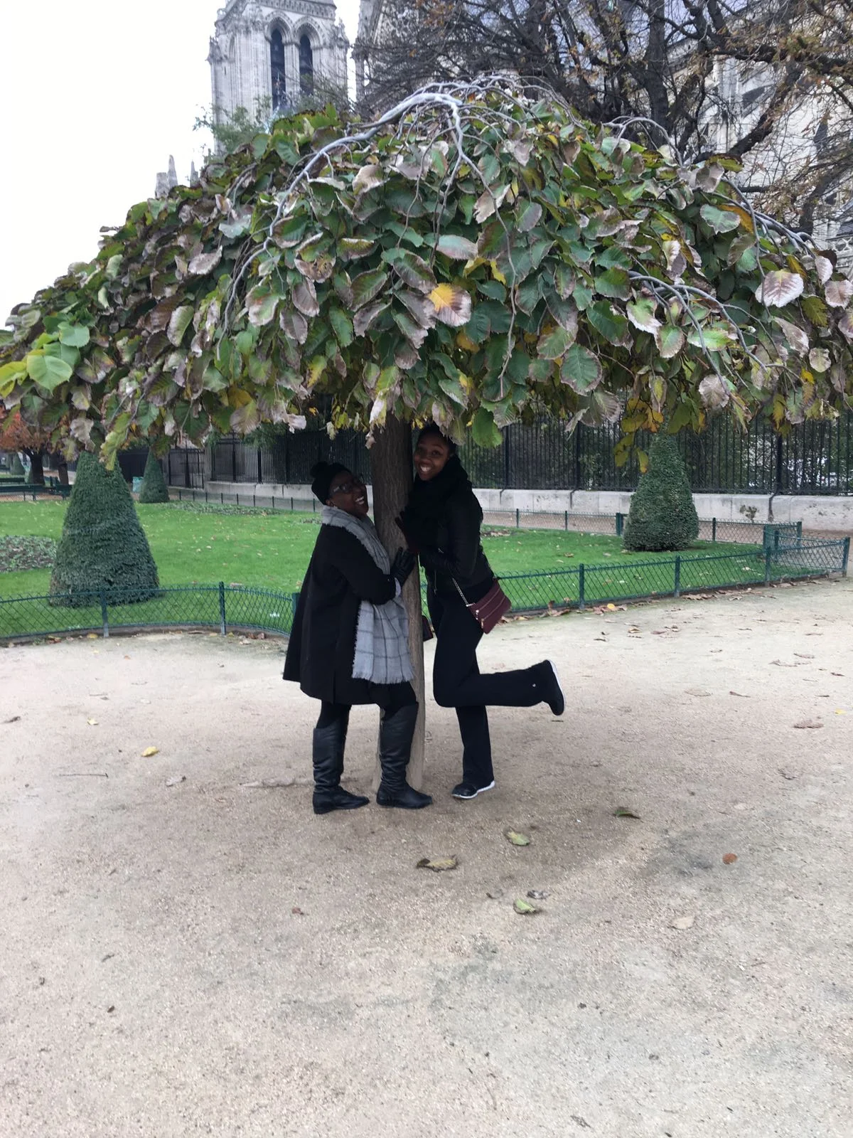 Hanging around the Notre Dame.