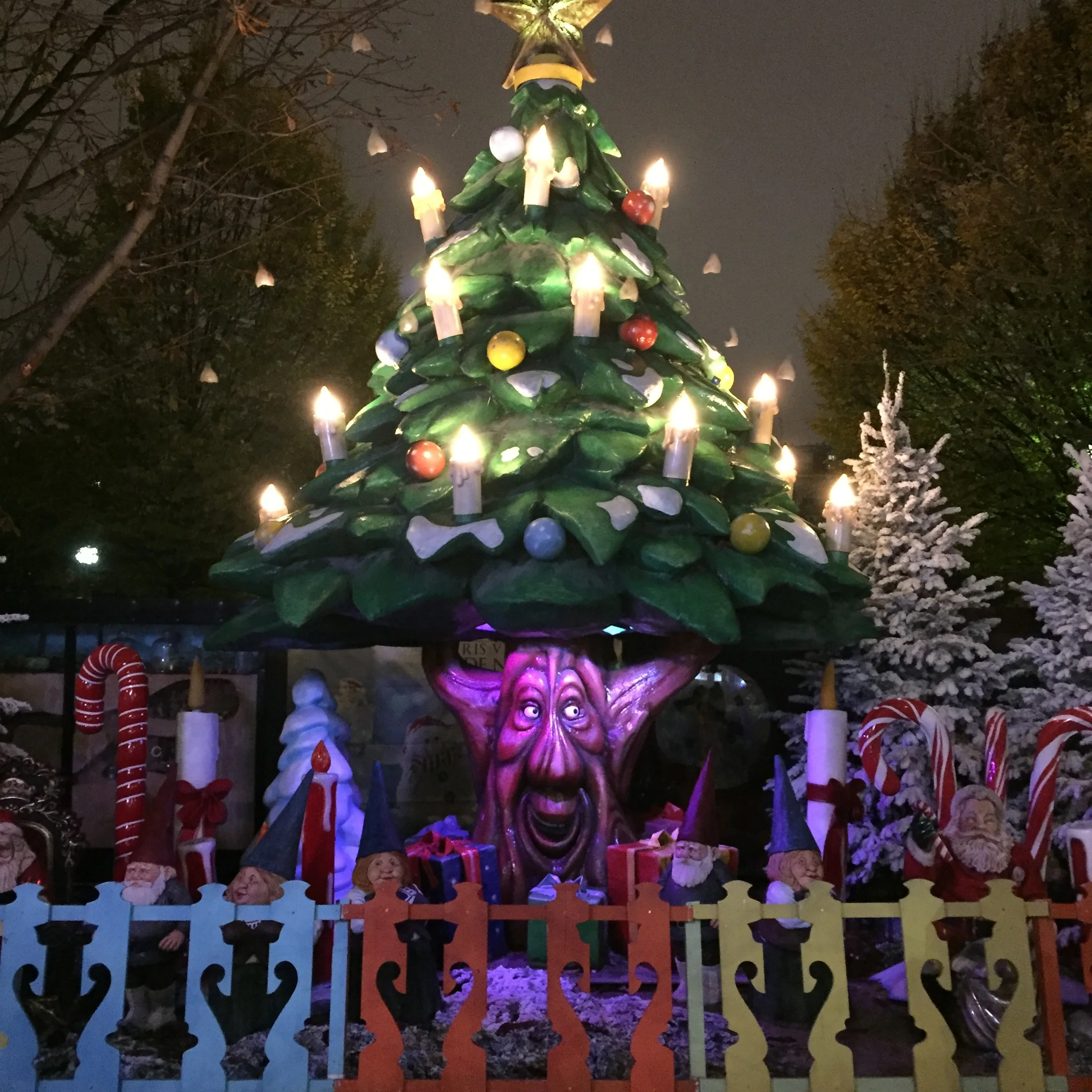The magical Christmas tree in the Magical Forest!