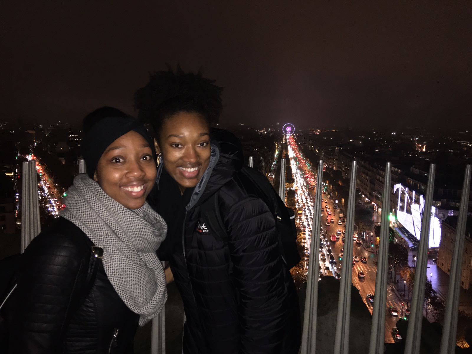 Soaking it all in with my sister!!