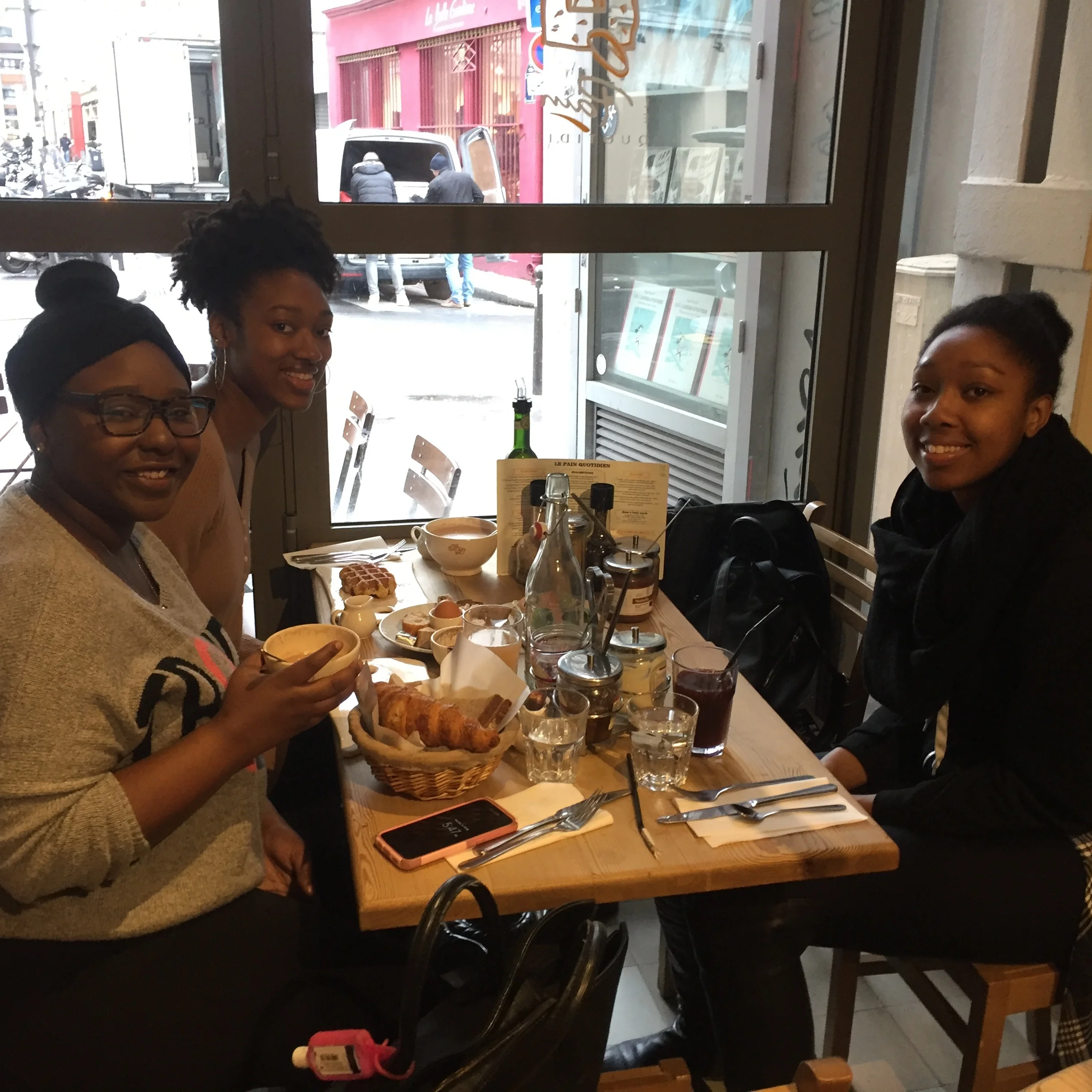 Last breakfast in Paris, at Le Pain Quotidien!