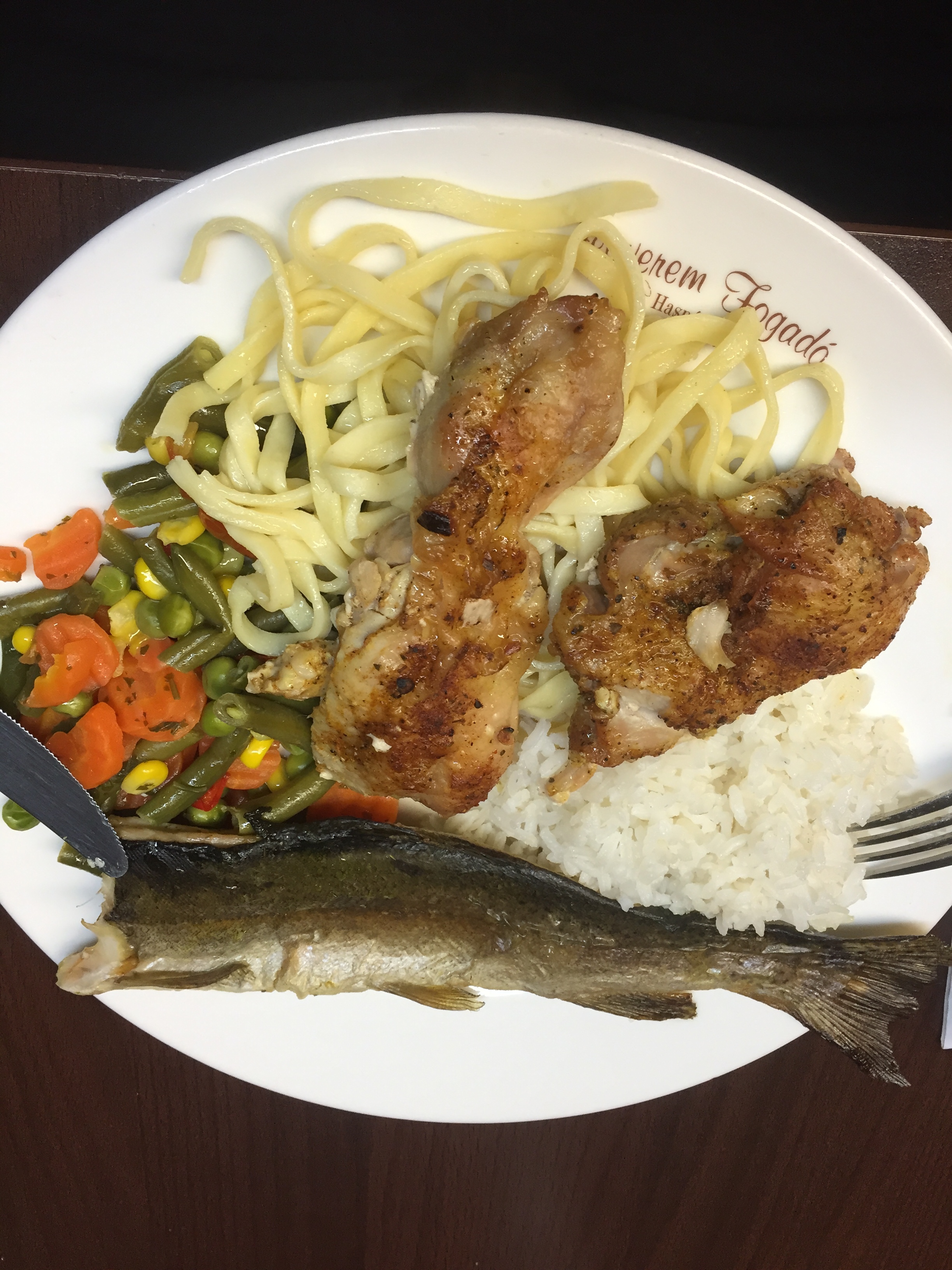 A little bit of everything, bon appetite!