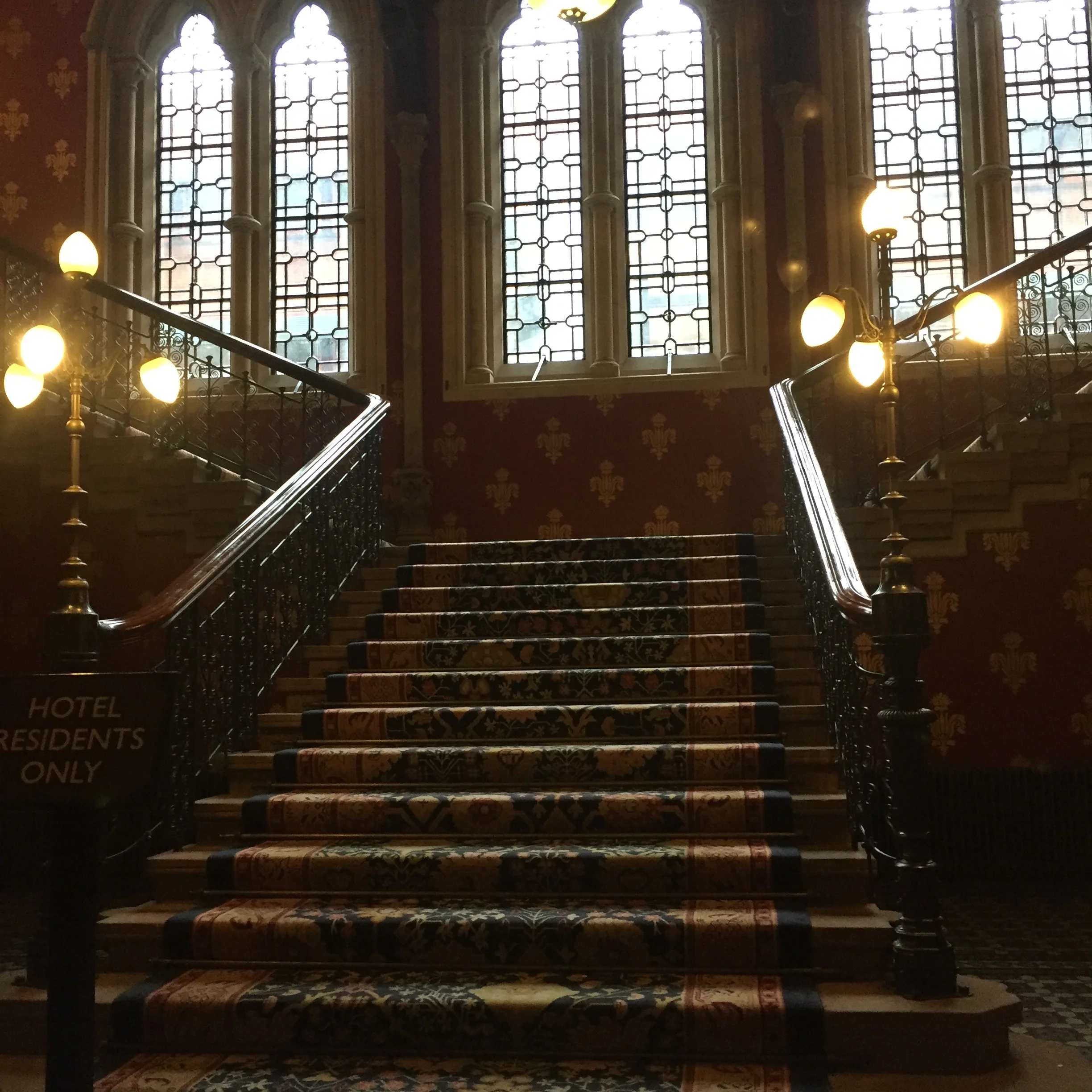 The moving stairs!
