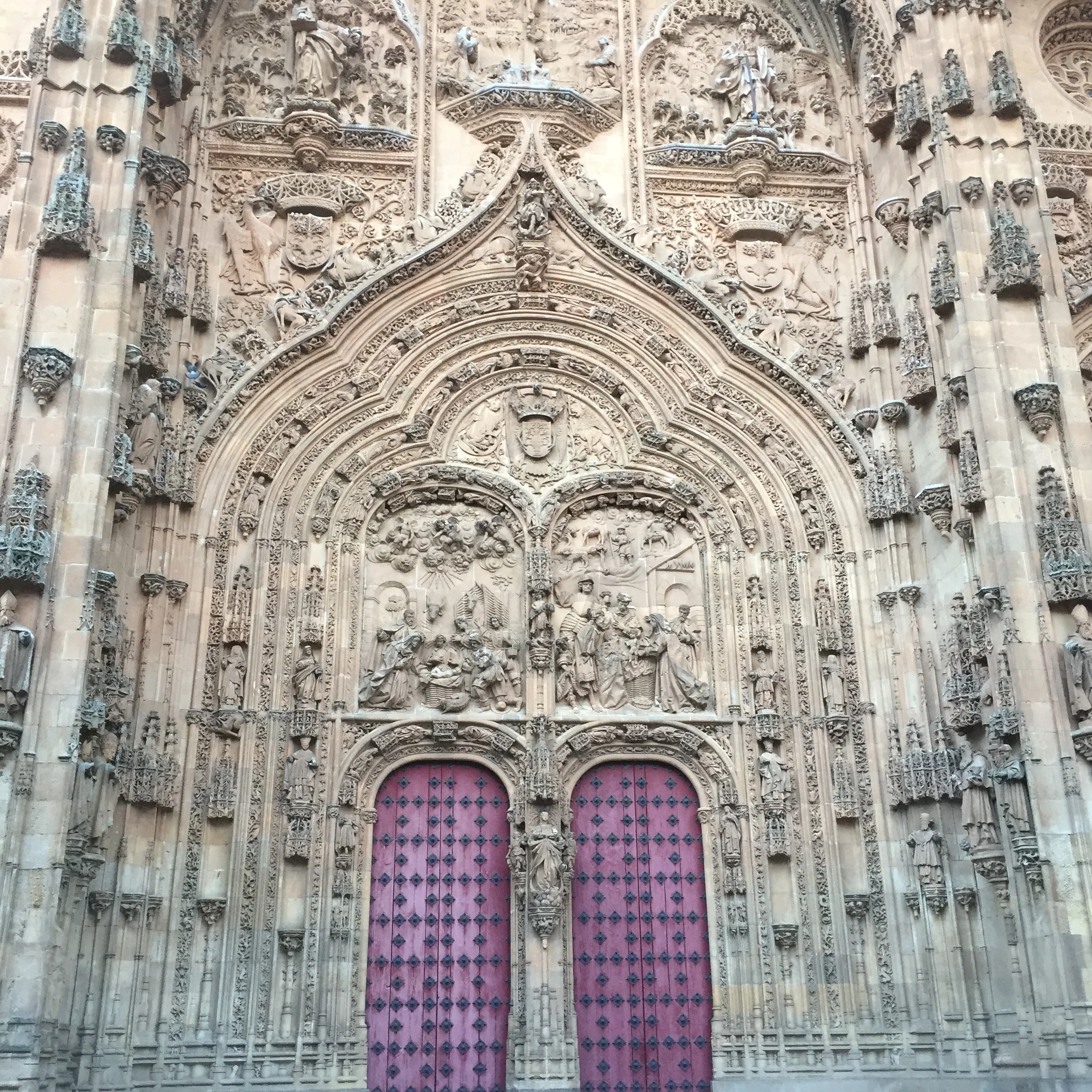 All the details outside the Cathedral, just beautiful.