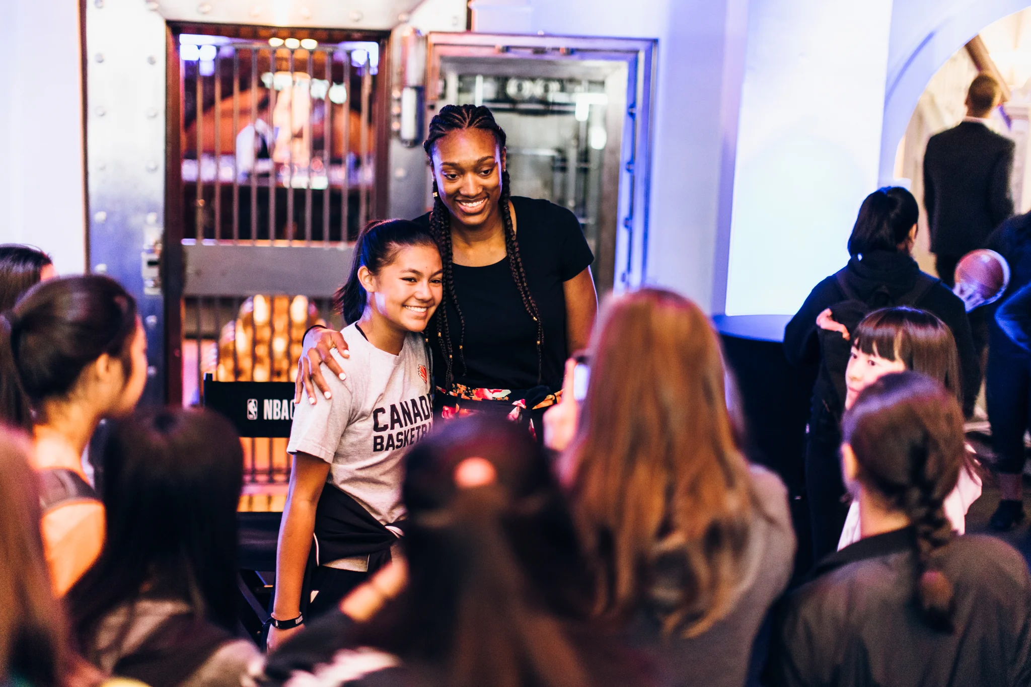 Excited to see what the future holds for all these young ladies! Photo courtesy of NBA Canada.