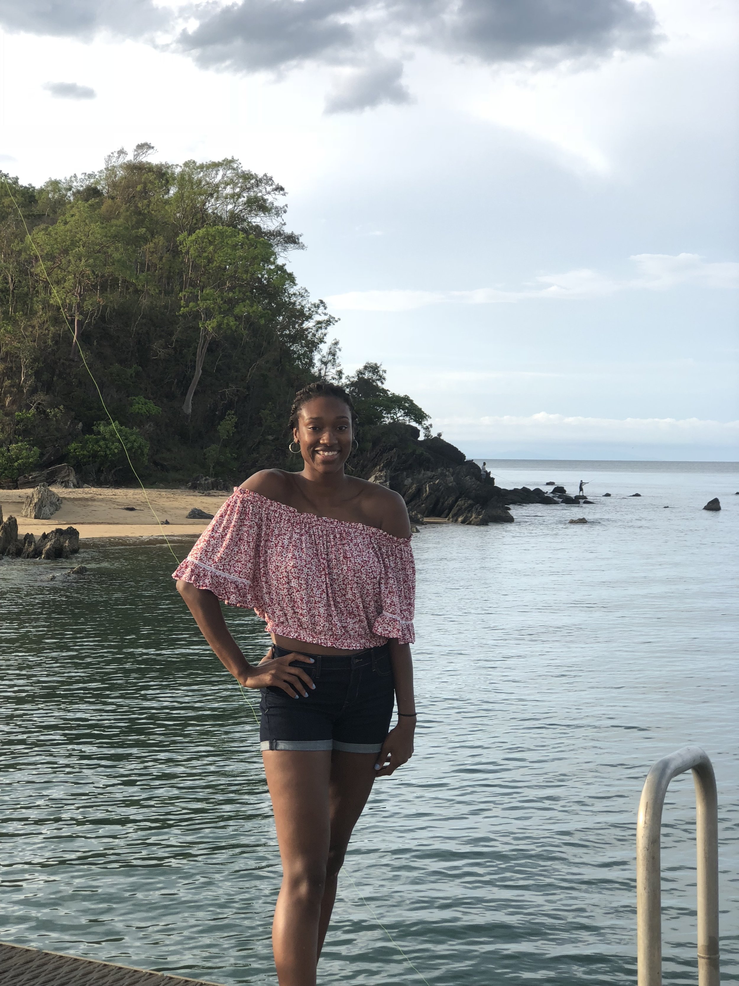  Posing at Palm Cove Beach! 