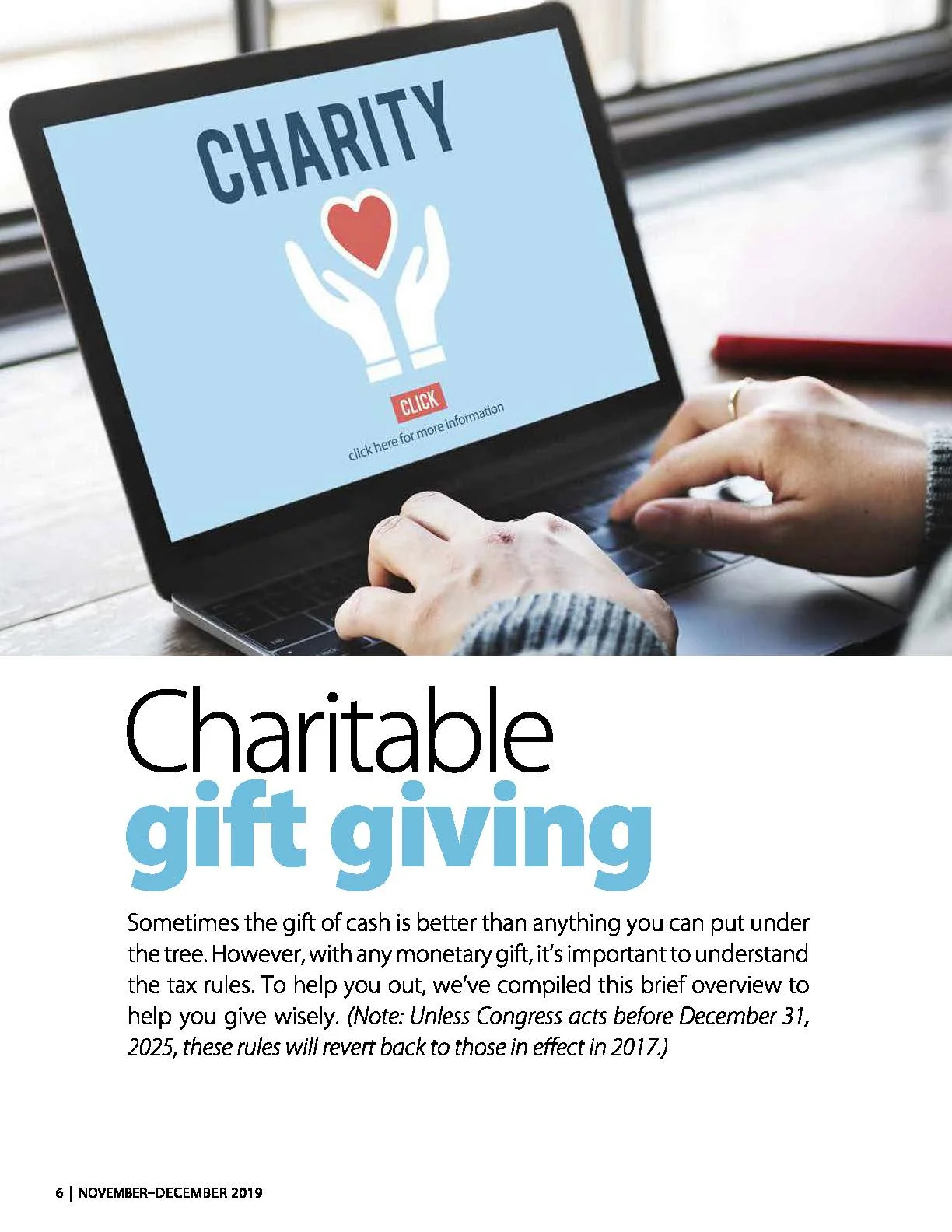 Charitable Gift Giving