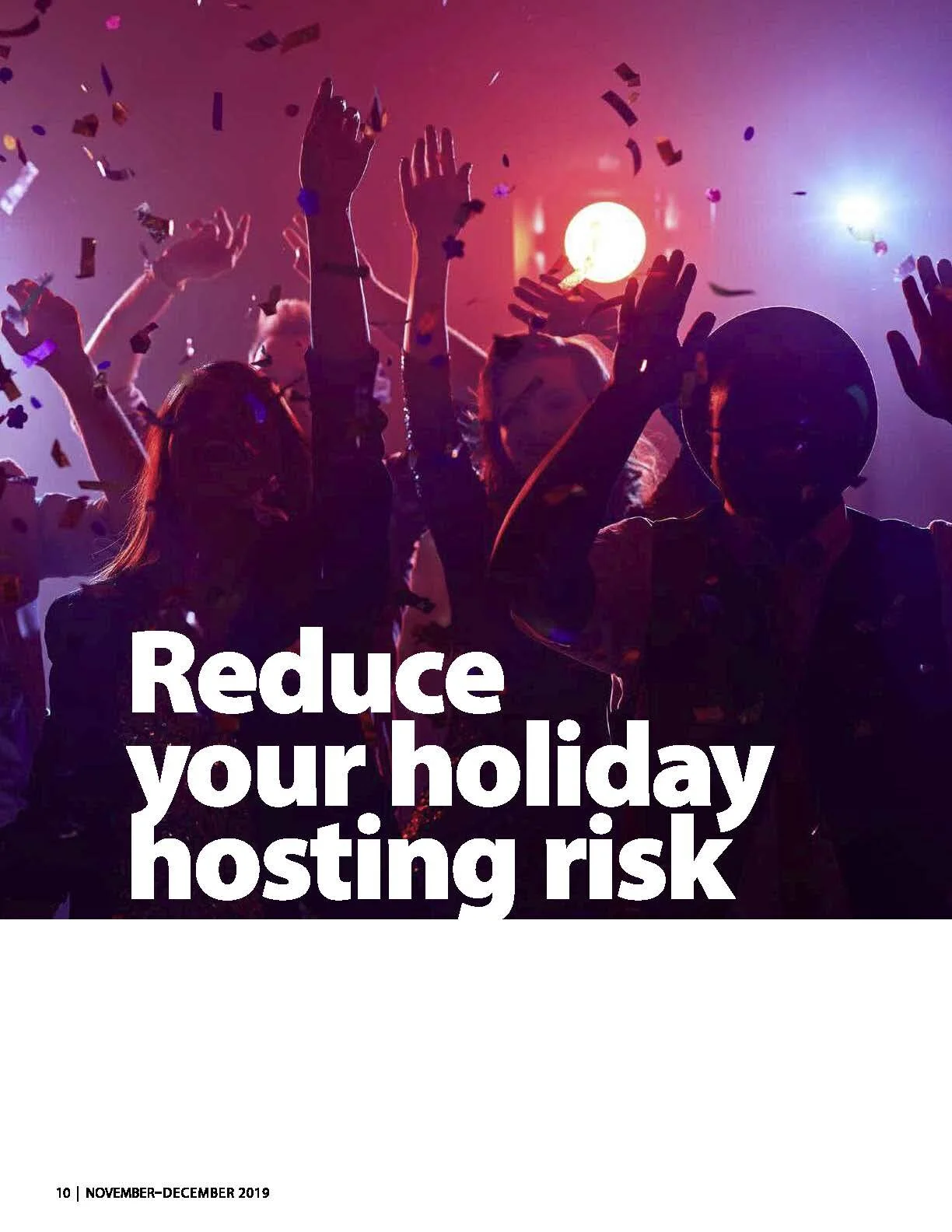 Reducing Your Holiday Hosting Risk
