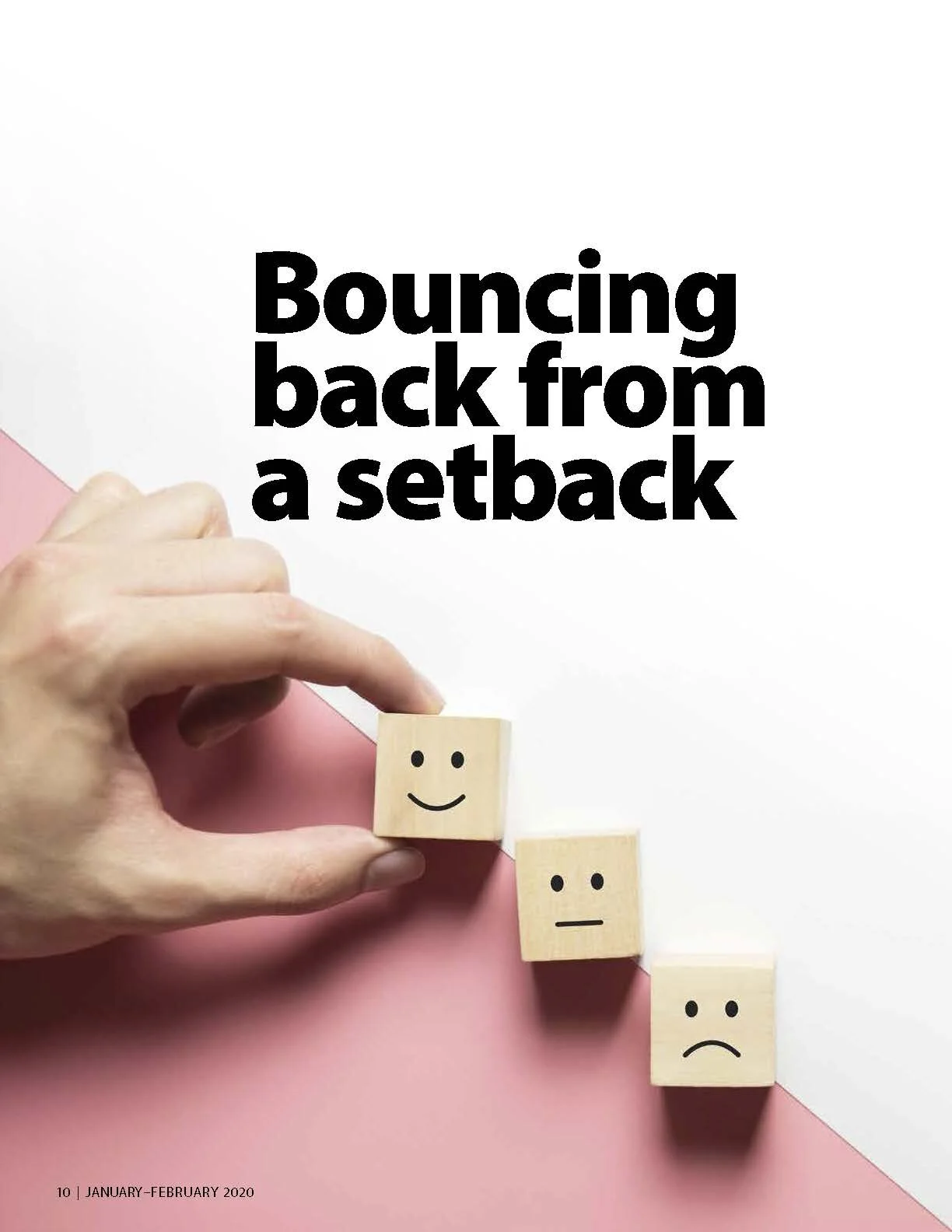 Bouncing back from a setback 