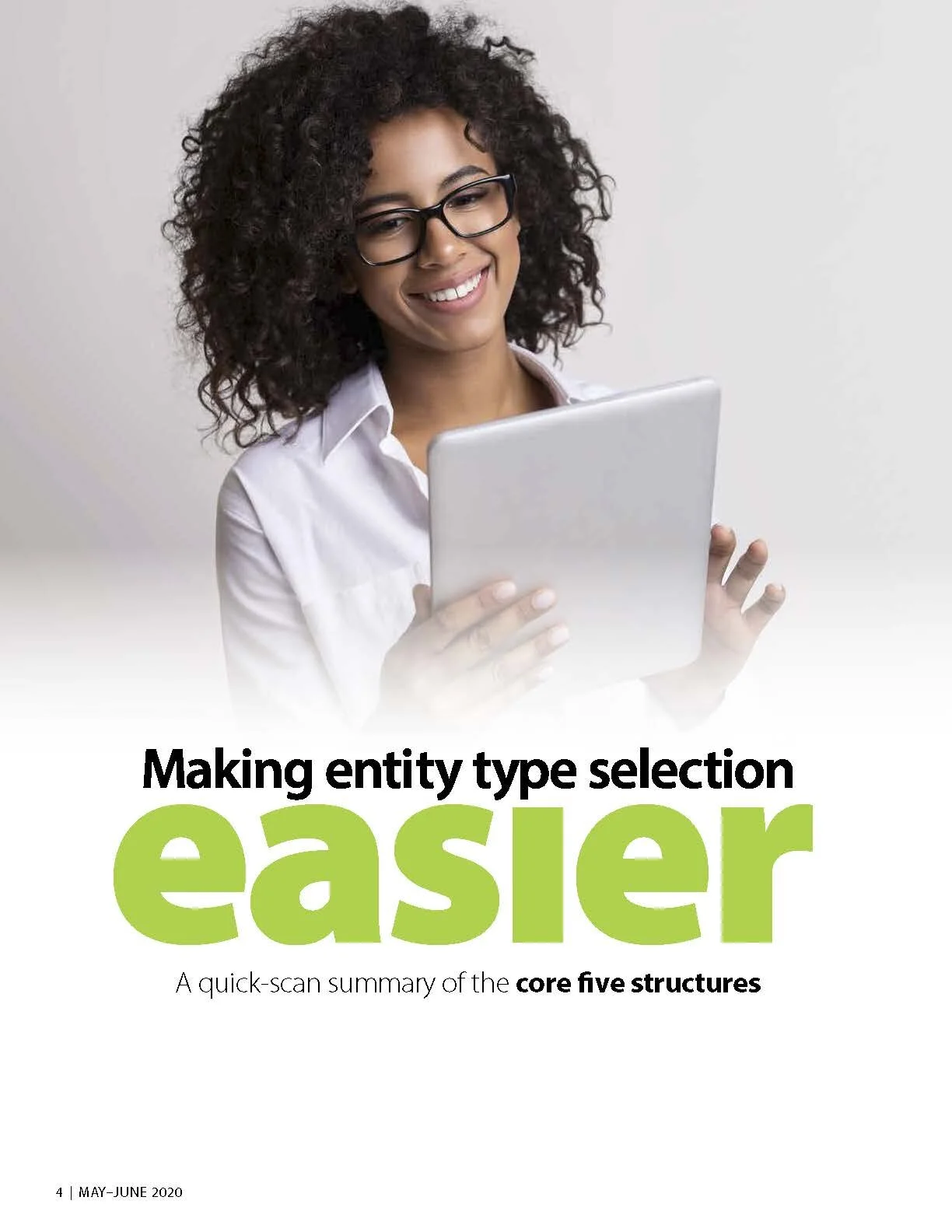 Making entity type selection easier