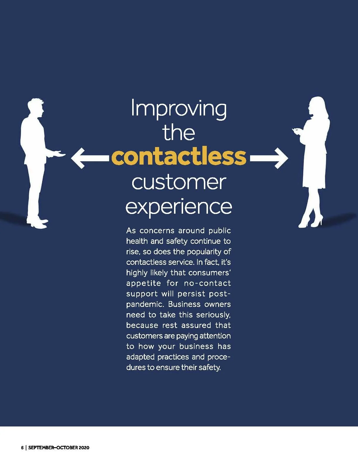 Improving the contactless customer experience