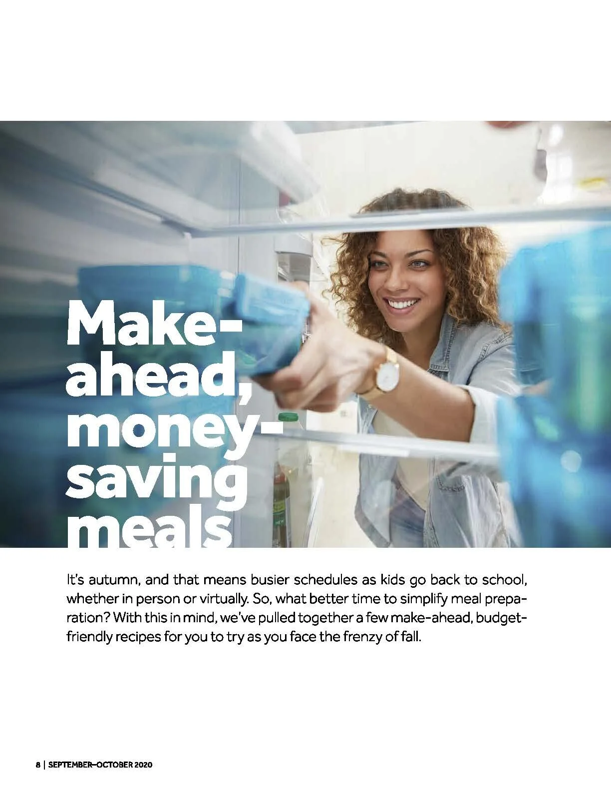 Make-ahead freezer meals