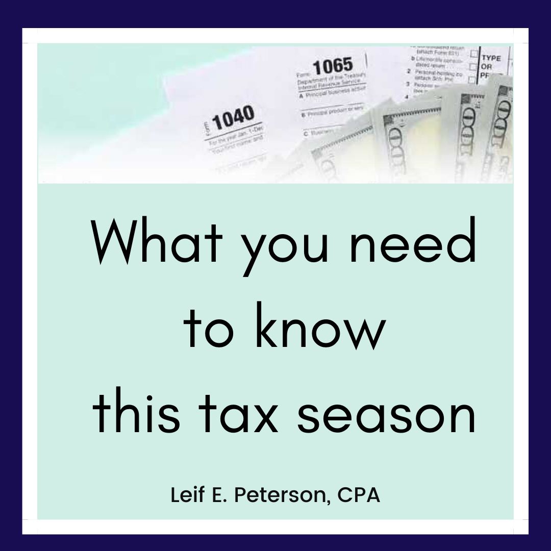 What you need to know this tax season