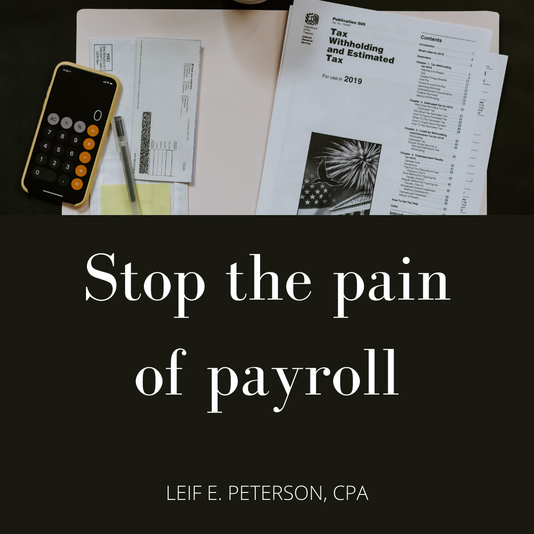Stop the pain of payroll