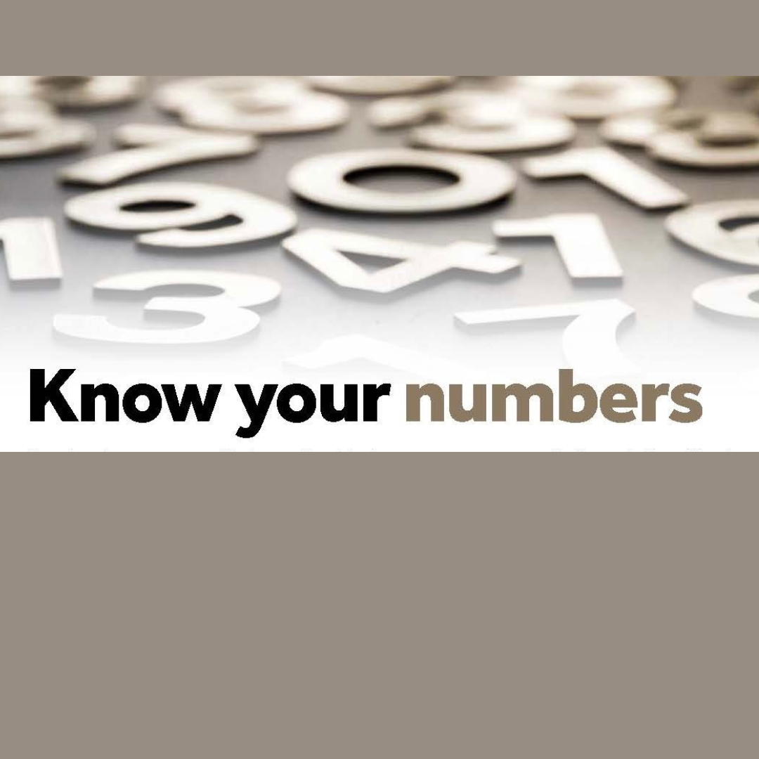 Know your numbers