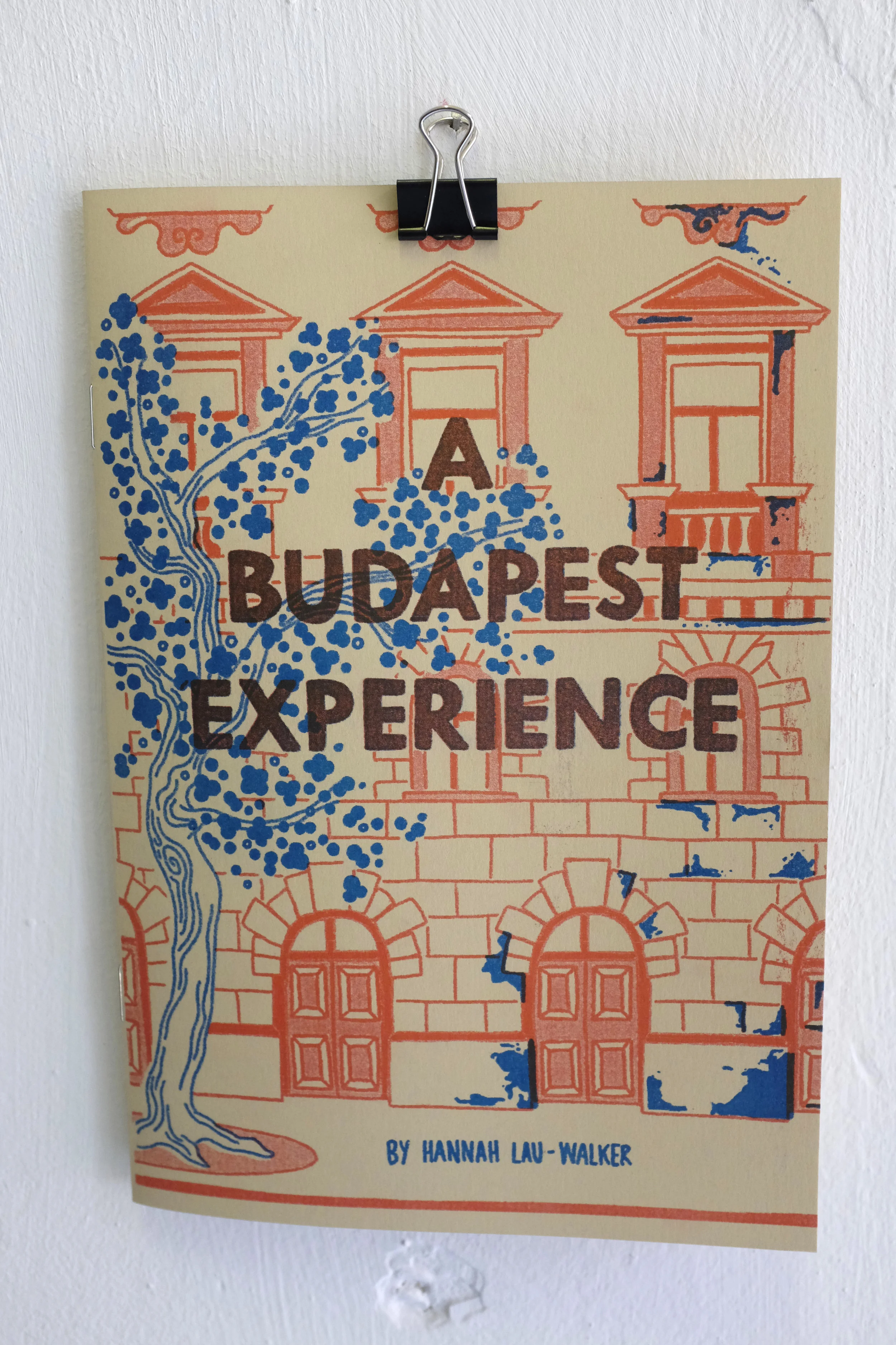 Zine: A Budapest Experience, 2018. Risograph. Exhibited at Déri Miksa studio.