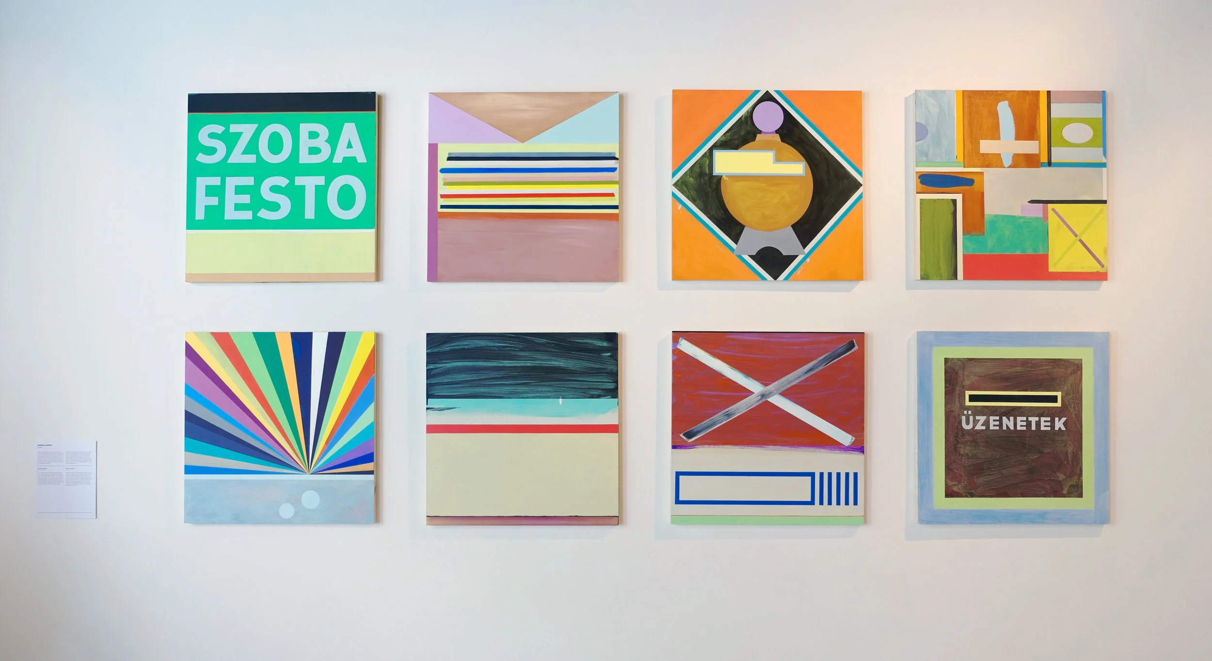 Pollution Evolution, 2018. Acrylic on Wood. Exhibited at Tinta Gallery in Budapest.