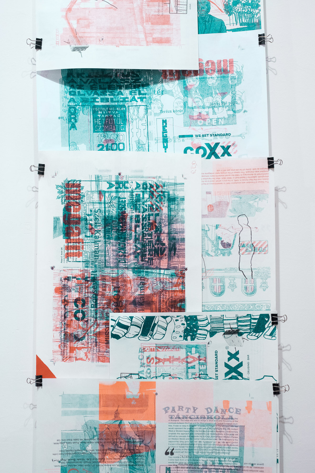  Book process, 2019, risograph print, 297 x 420mm 