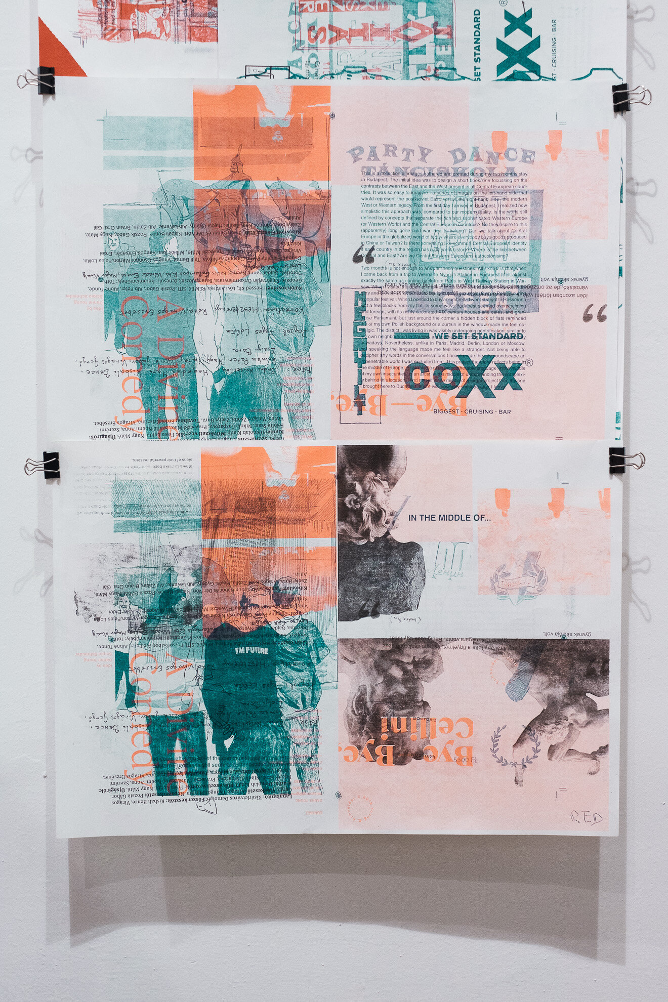  Book process, 2019, risograph print, 297 x 420mm 