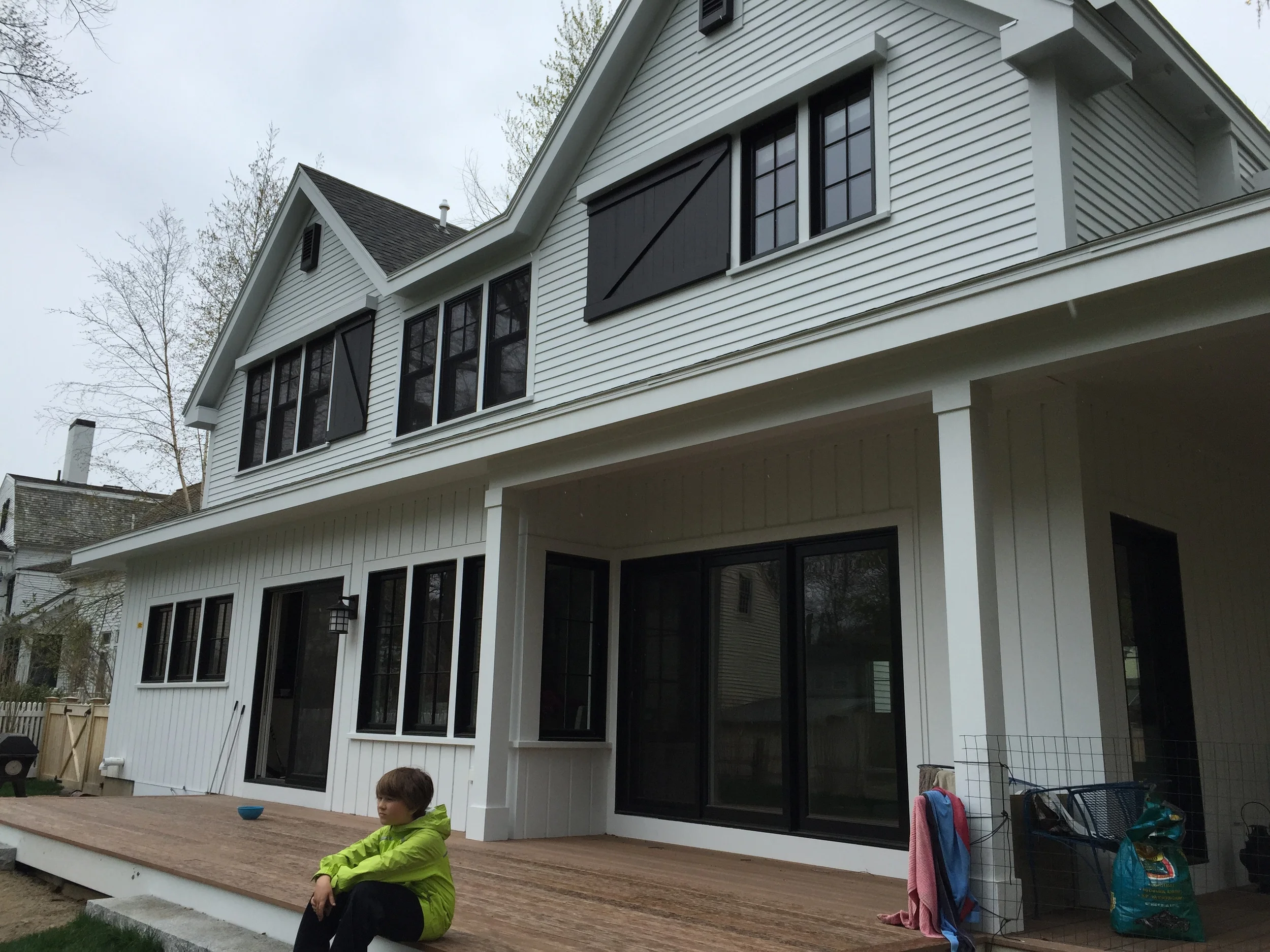 Modern Barn Rear Porch