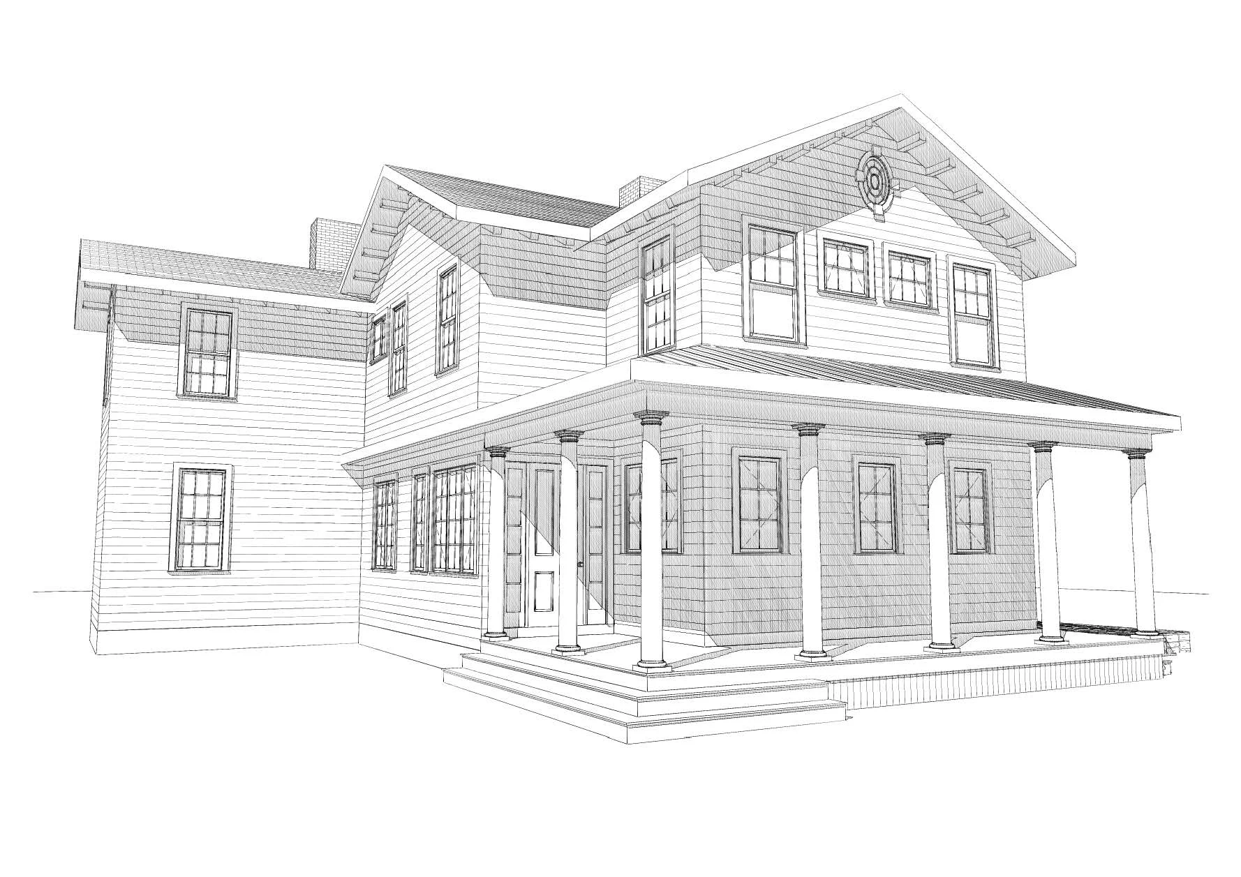 Swampscott Renovation Design Sketch 1