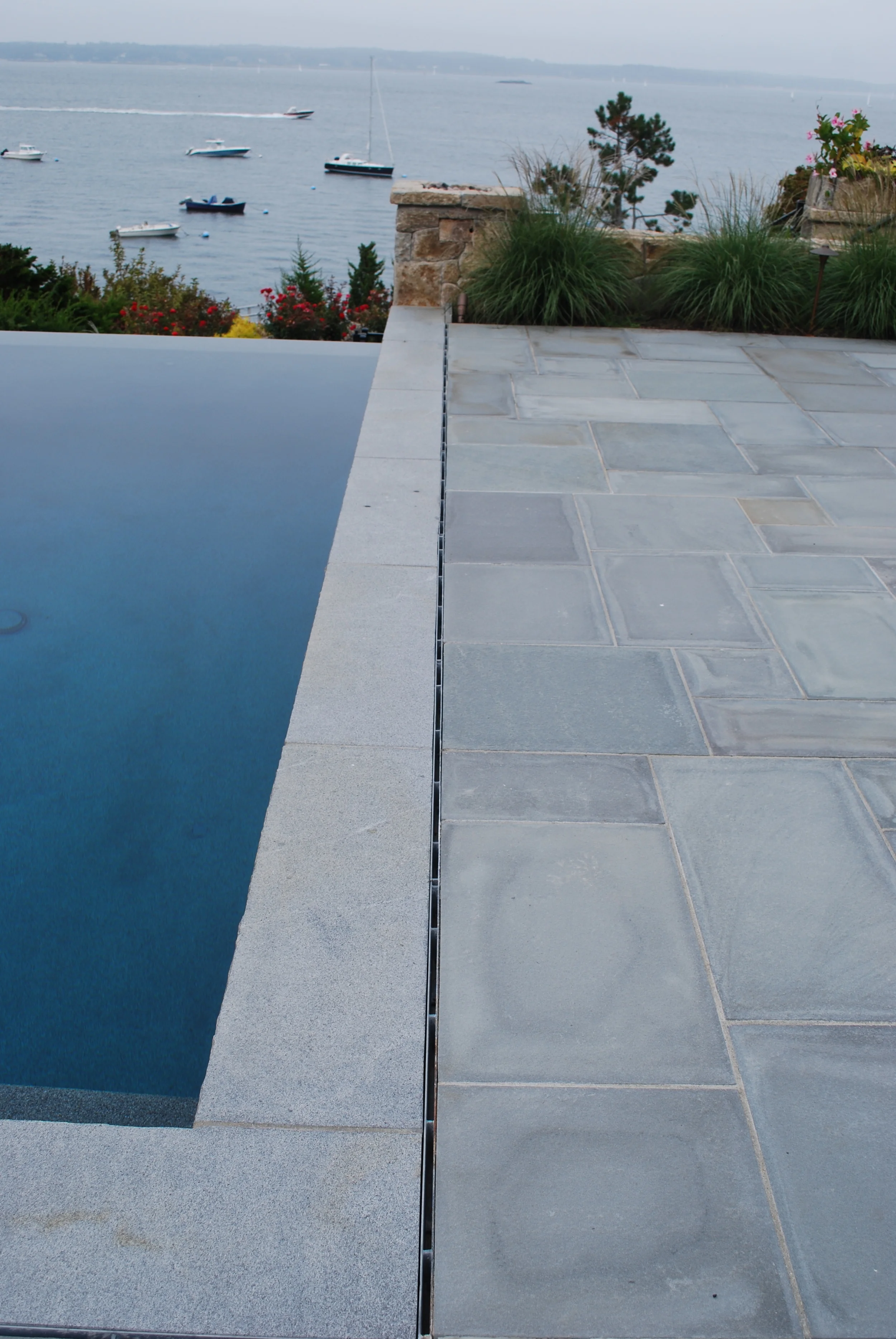 Marblehead Perched Pool Terrace Drainage