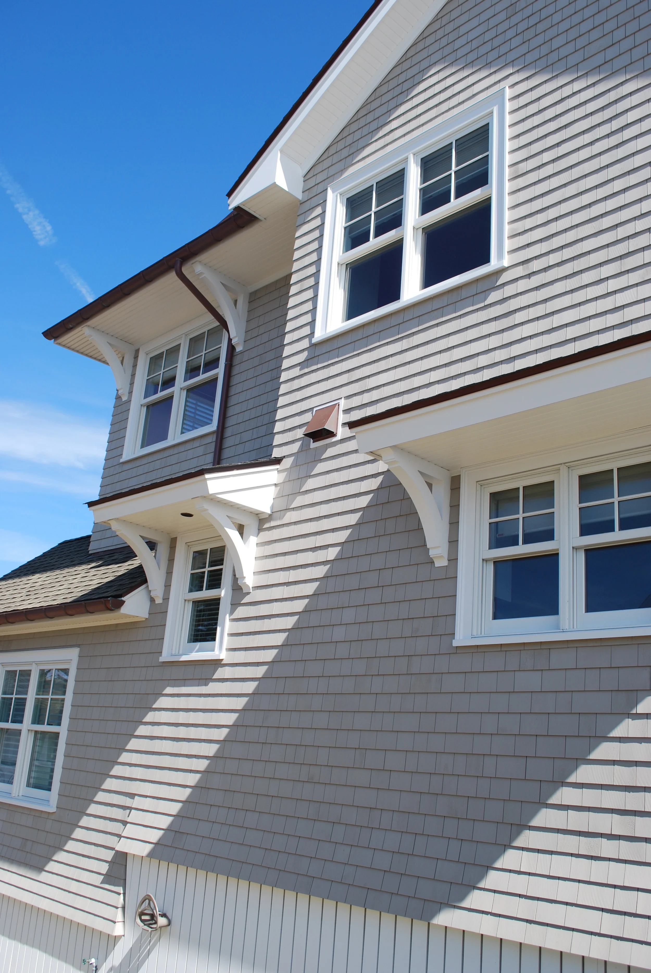Nahant Cottage Window Overhangs