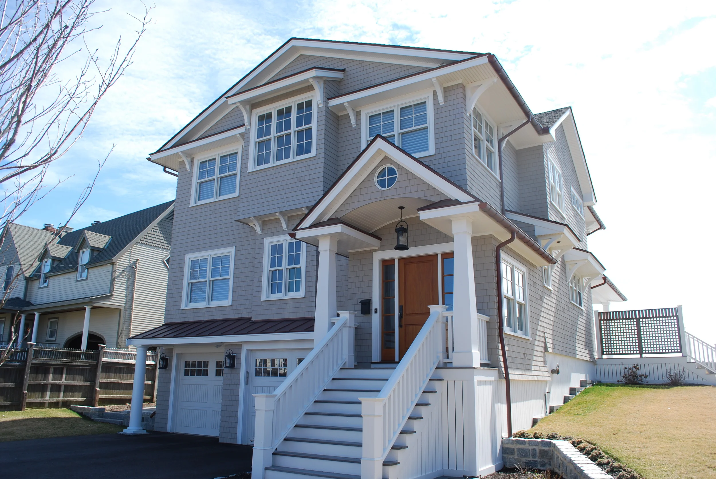 Nahant Cottage Entry View