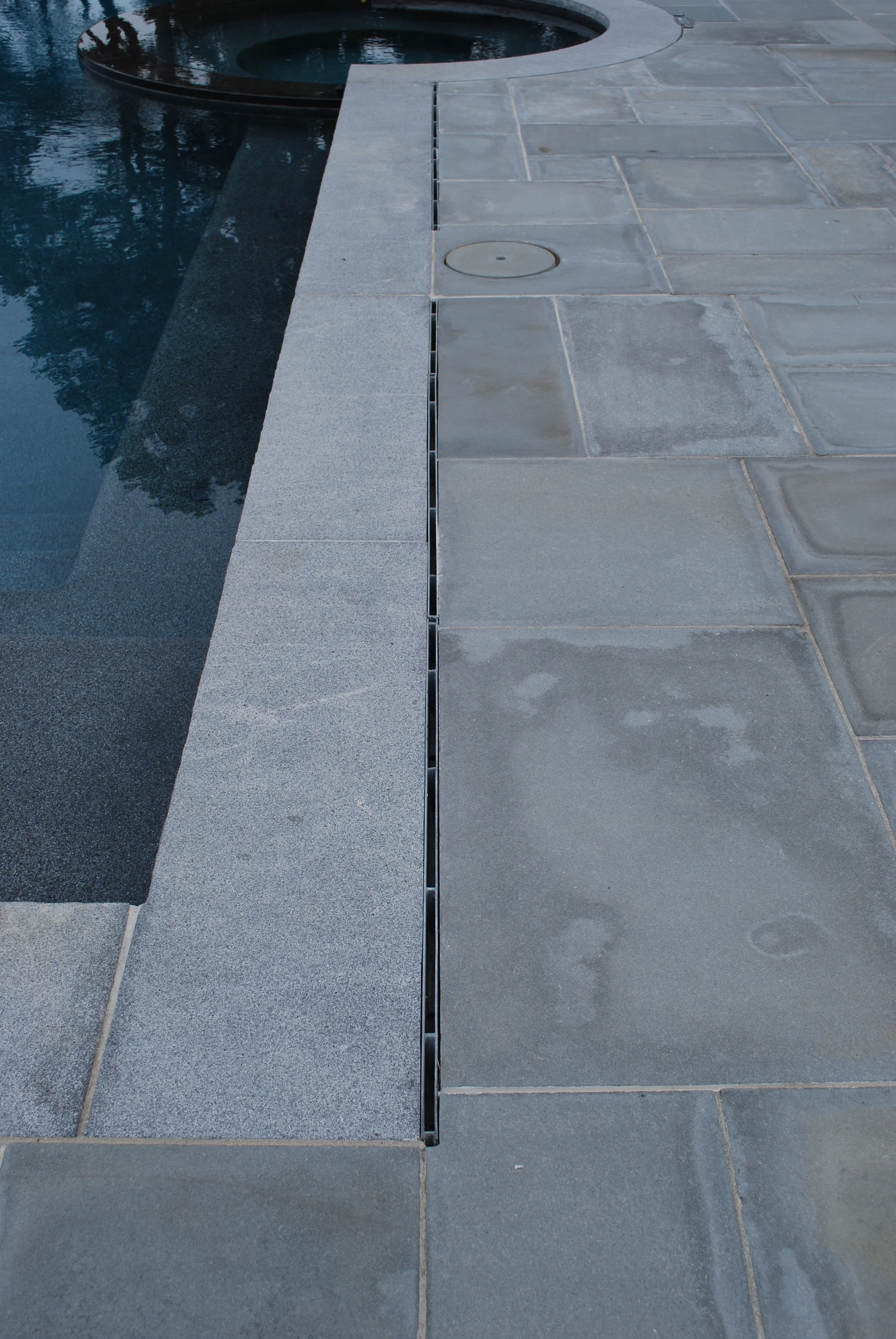 Pool Terrace Drainage Detail
