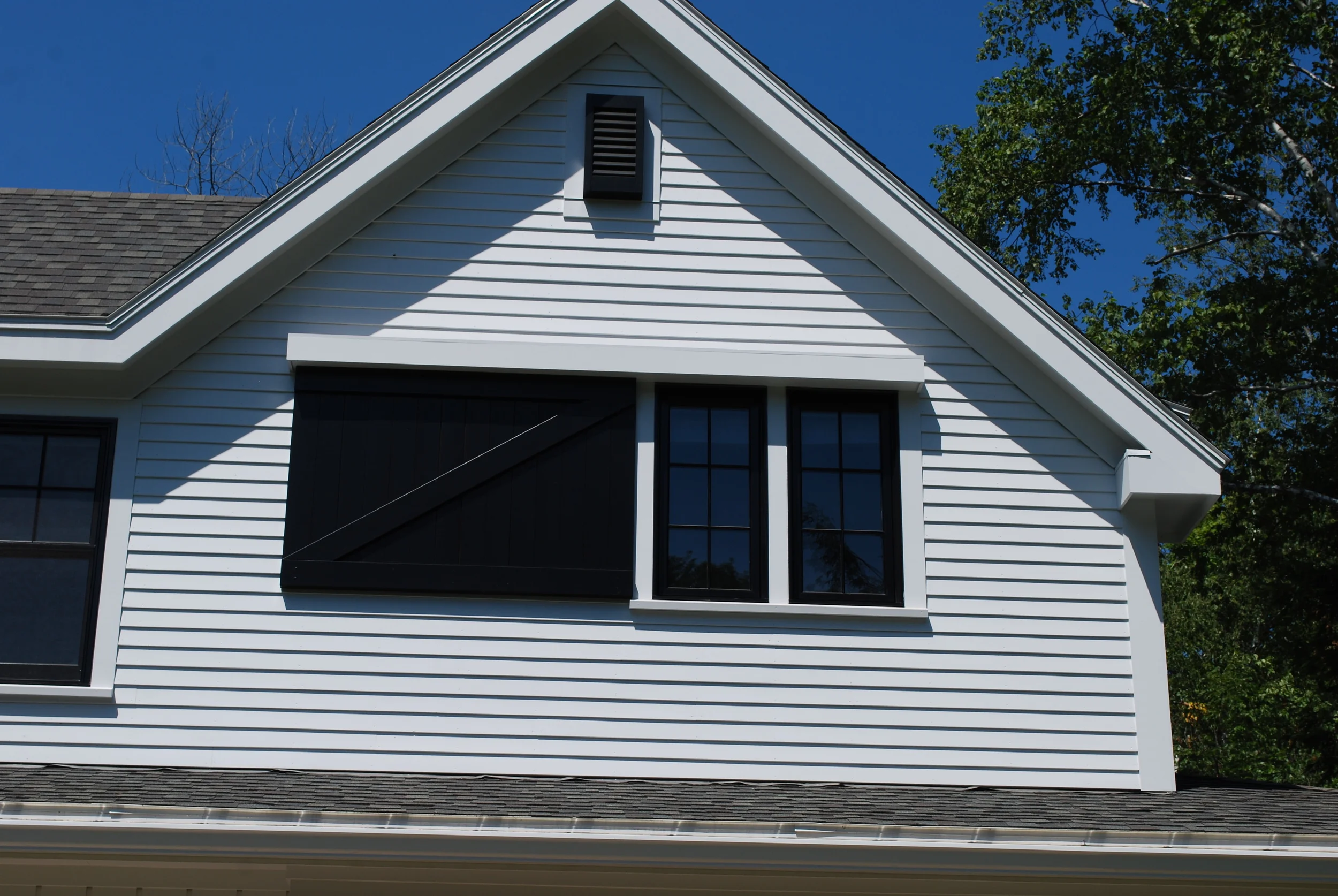 Modern Barn Rear Gable Detail