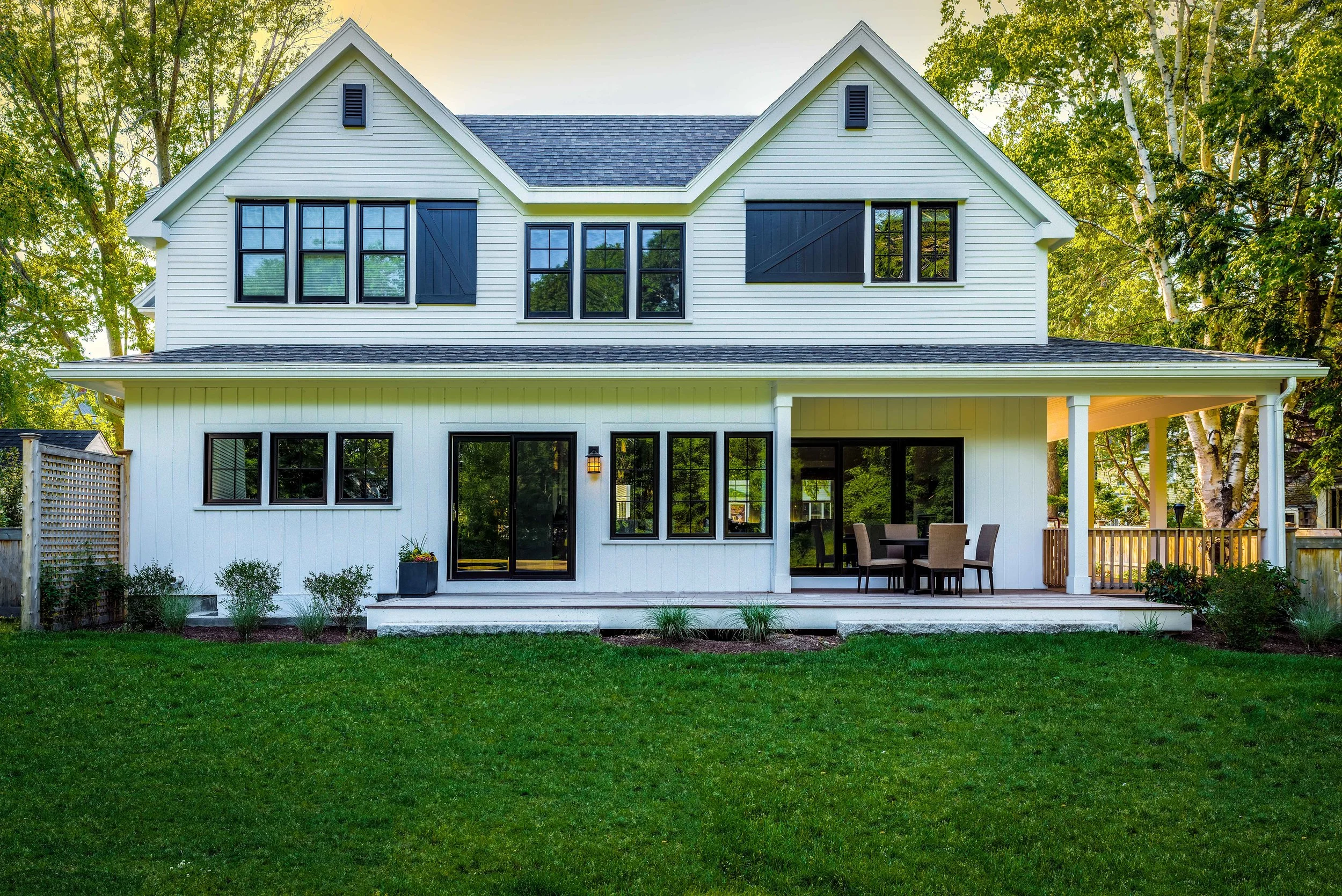 Modern Farmhouse Double Gable