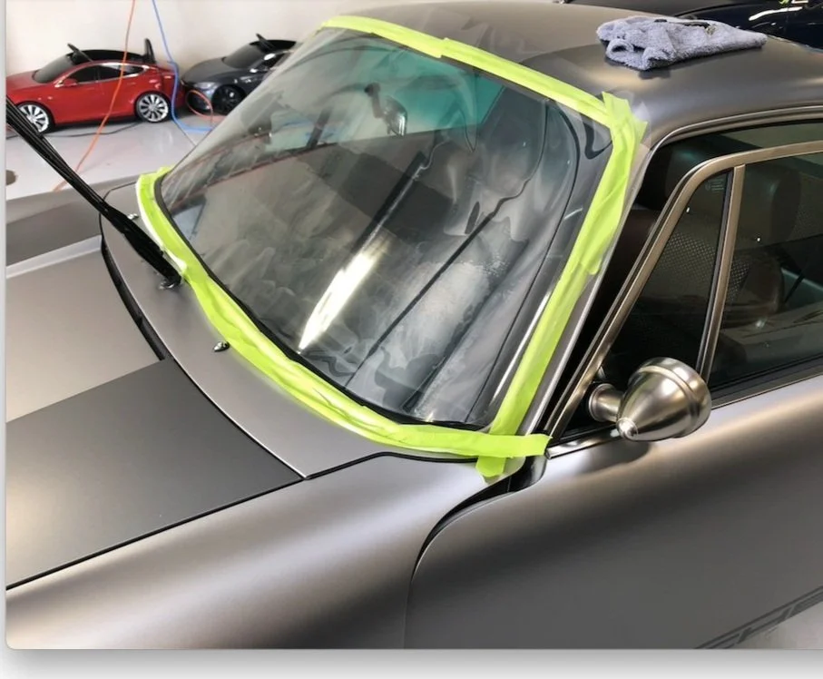 windshield protection film installed by honest tint and ppf