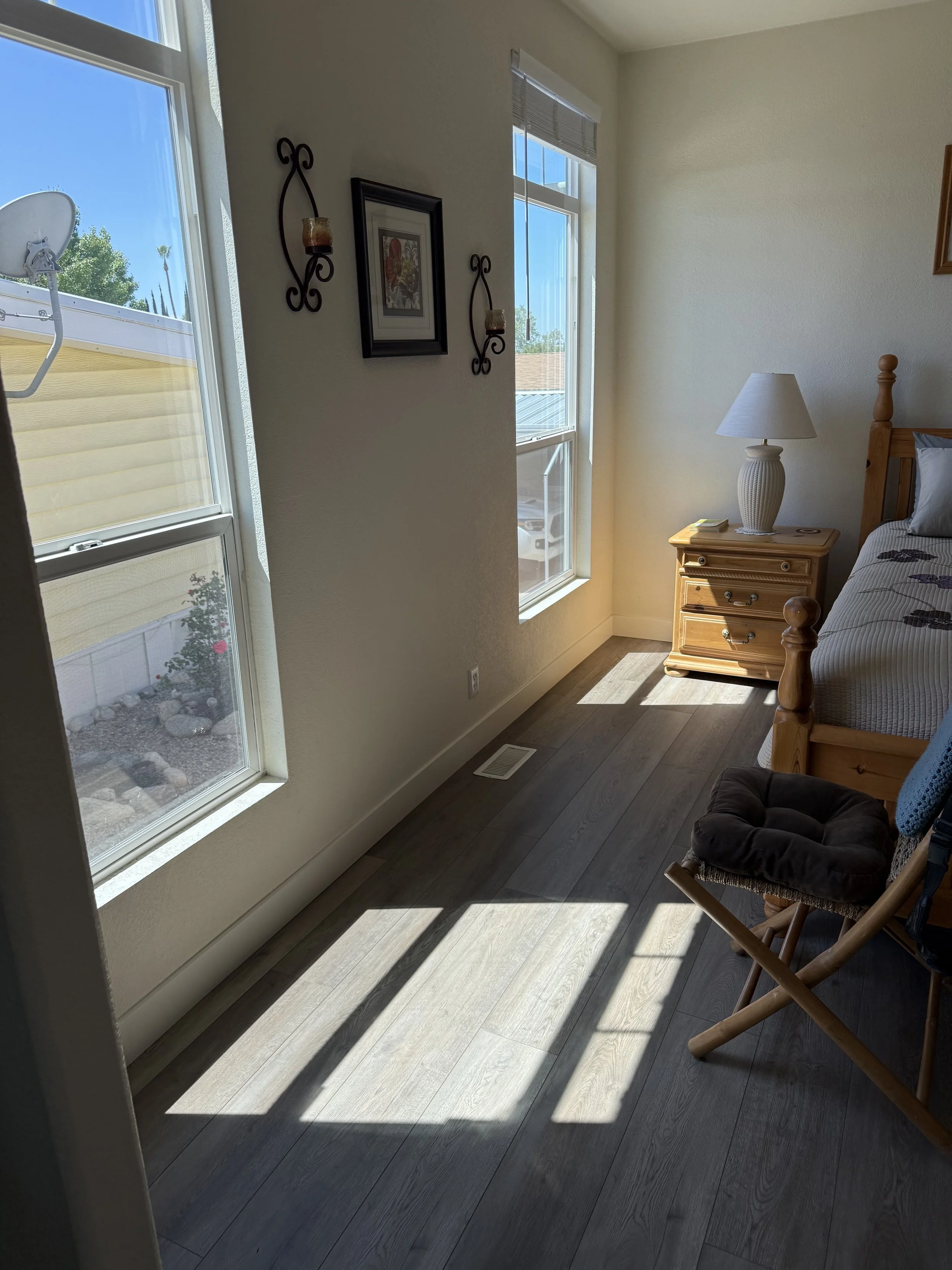 before window tint installation