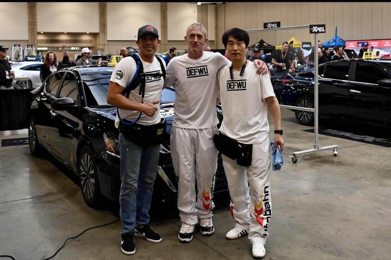 Danny Munoz owner of Honest Tint in Yucaipa CA and his team members during WFR tint competition in Chattanooga GA.