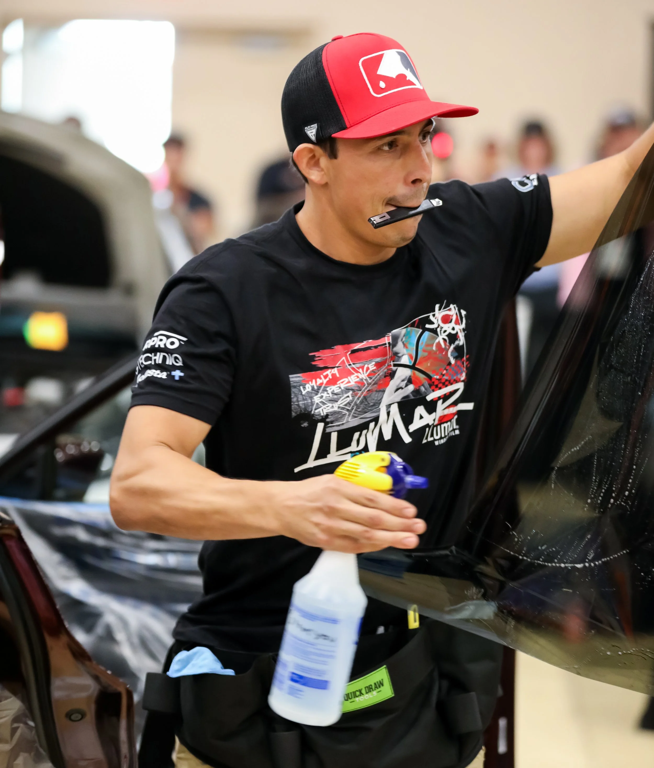 Danny Munoz owner of Honest Tint in Yucaipa CA.  During WFR competition in Chattanooga GA  2023.